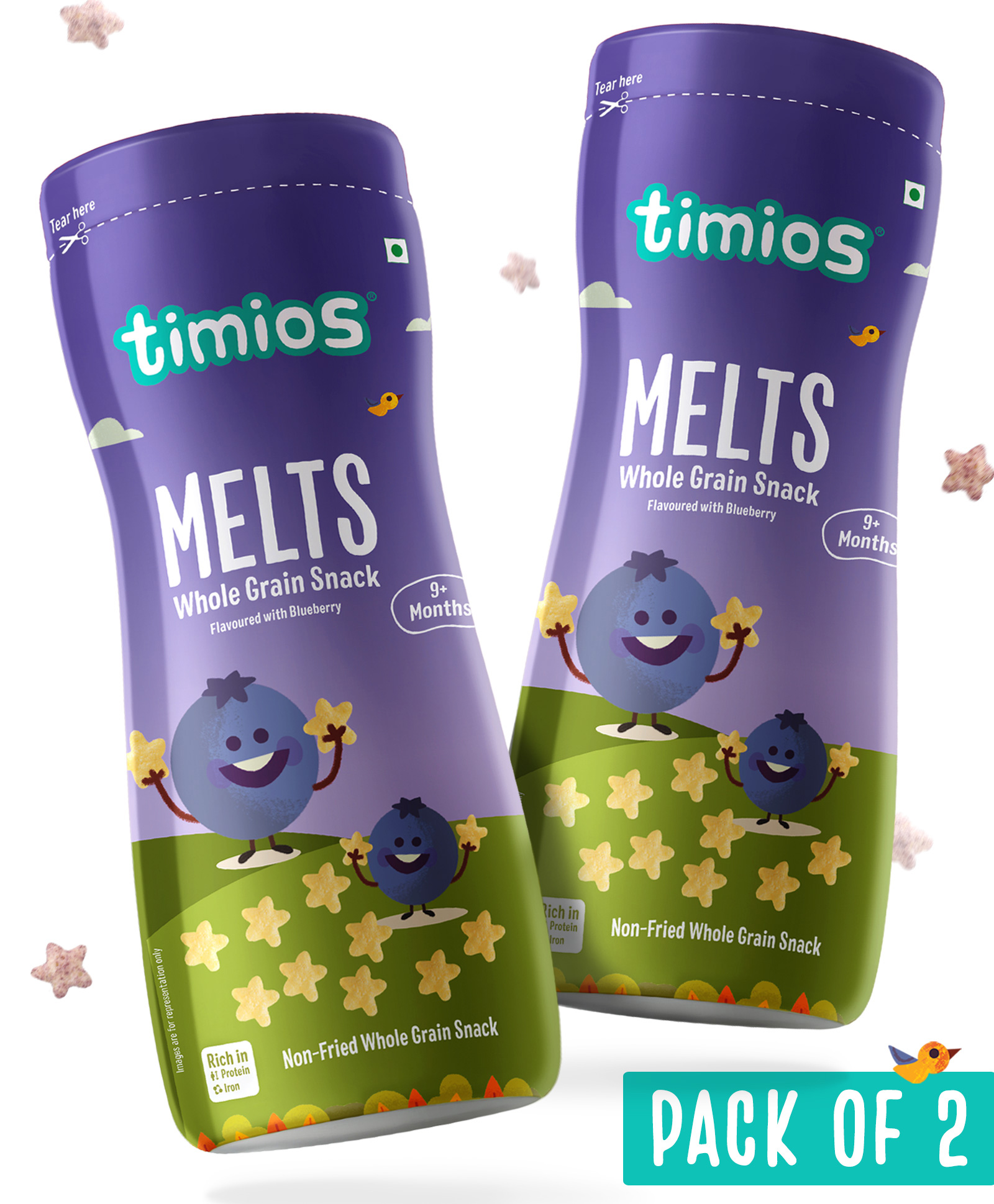 Timios Blueberry Flavored Melts 50 gm - Pack of 2-picture-18