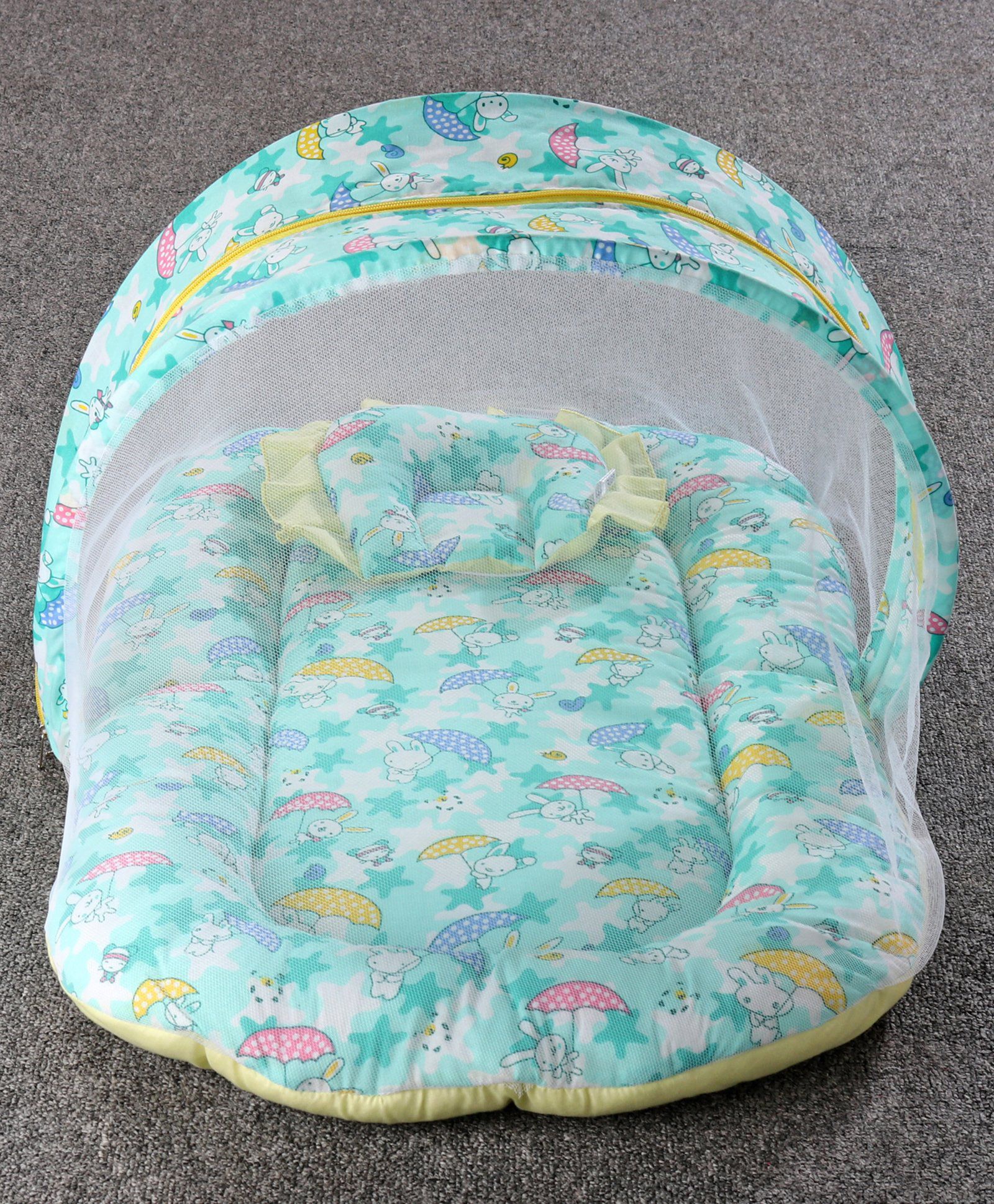 Buy ZOE 4 pcs Bedding Set, Mosq Net Gadda & Sleeping Bag Combo Bunny