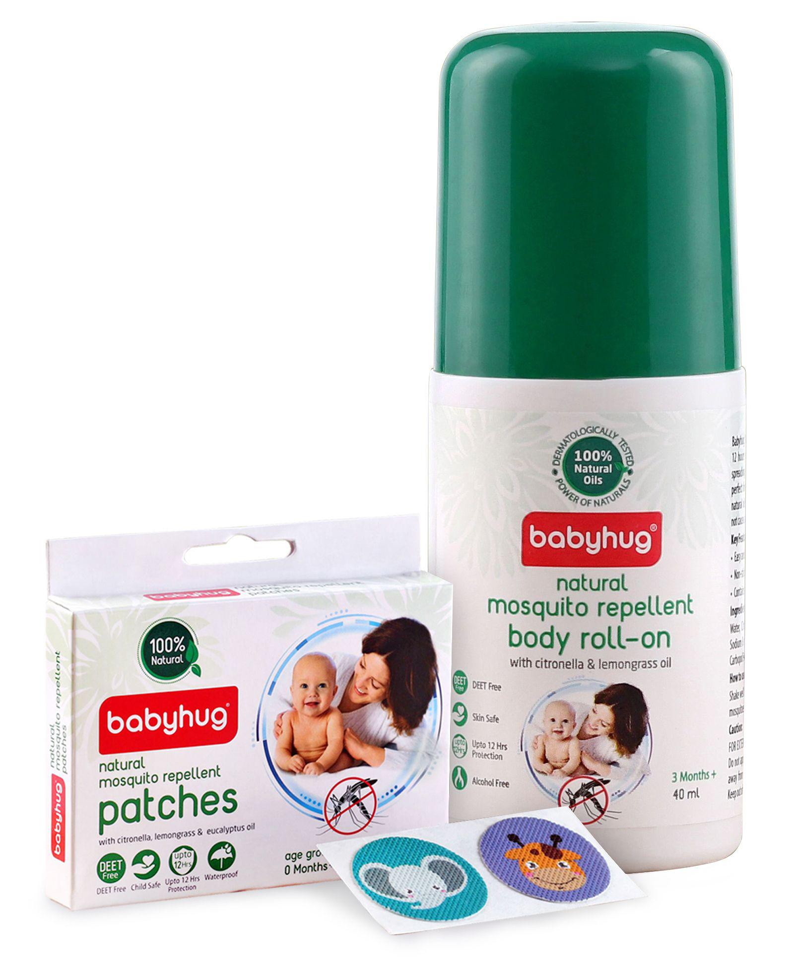 Babyhug Mosquito Repellent Body Roll with  Mosquito Repellent Patches image 1