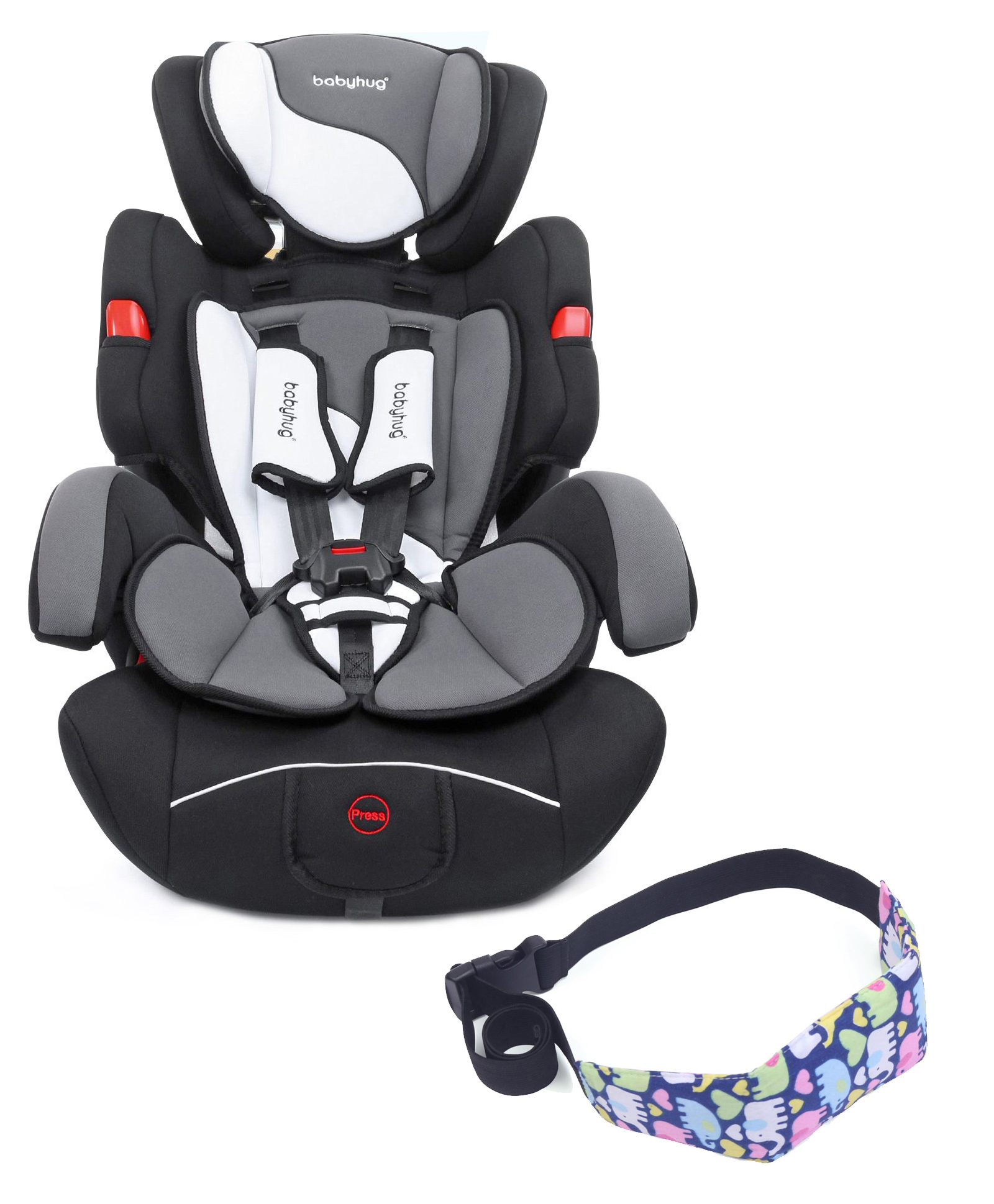 Buy Babyhug Safe Journey Forward Facing Car Seat Grey Online at