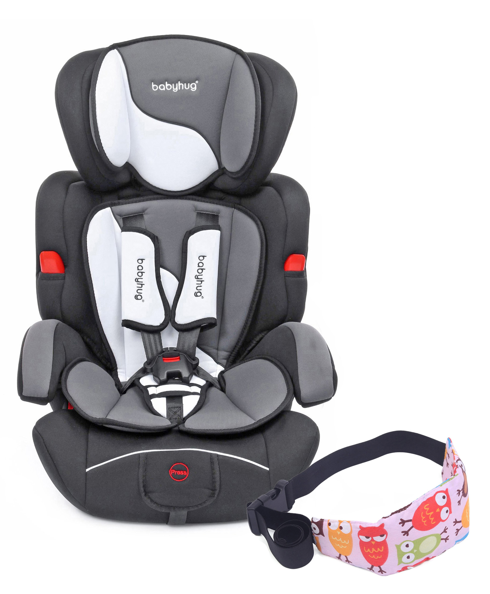 fab n funky Babyhug Safe Journey Forward Facing Car Seat - Grey-picture-13