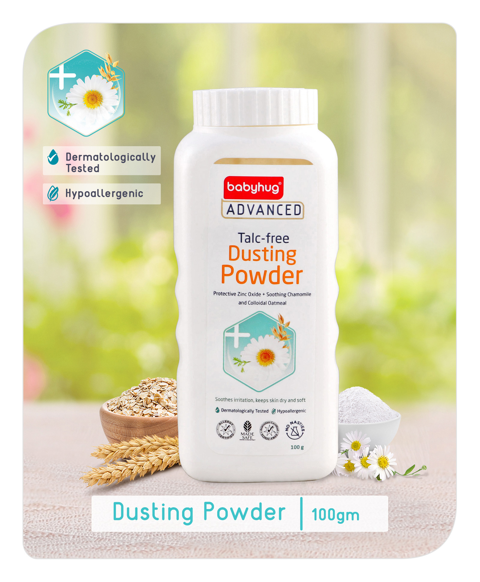 Buy Babyhug Advanced TalcFree Dusting Powder 100gm Pack of 2