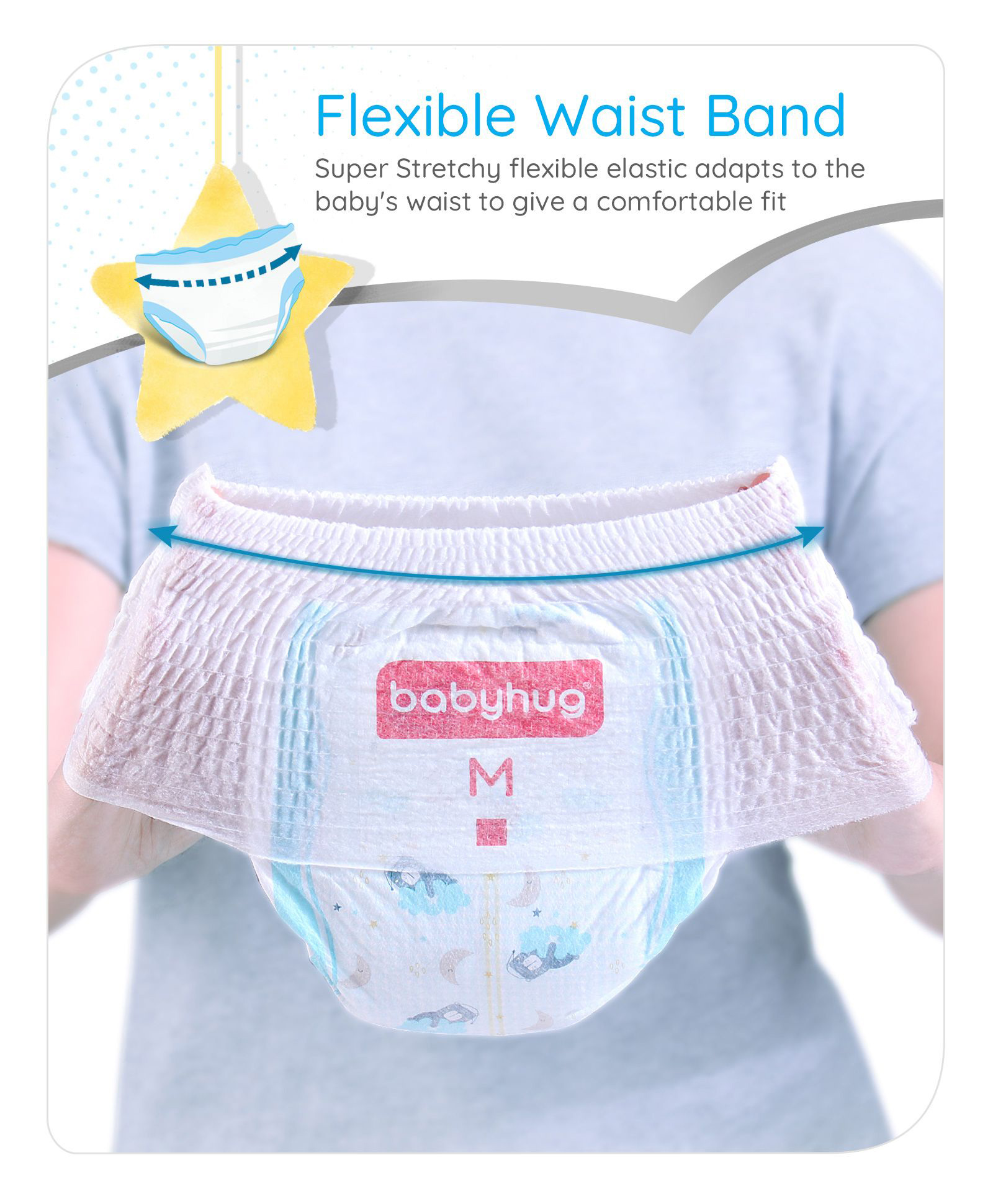 Buy Babyhug Pro Bubble Care Premium Pant Style Diapers Medium 22