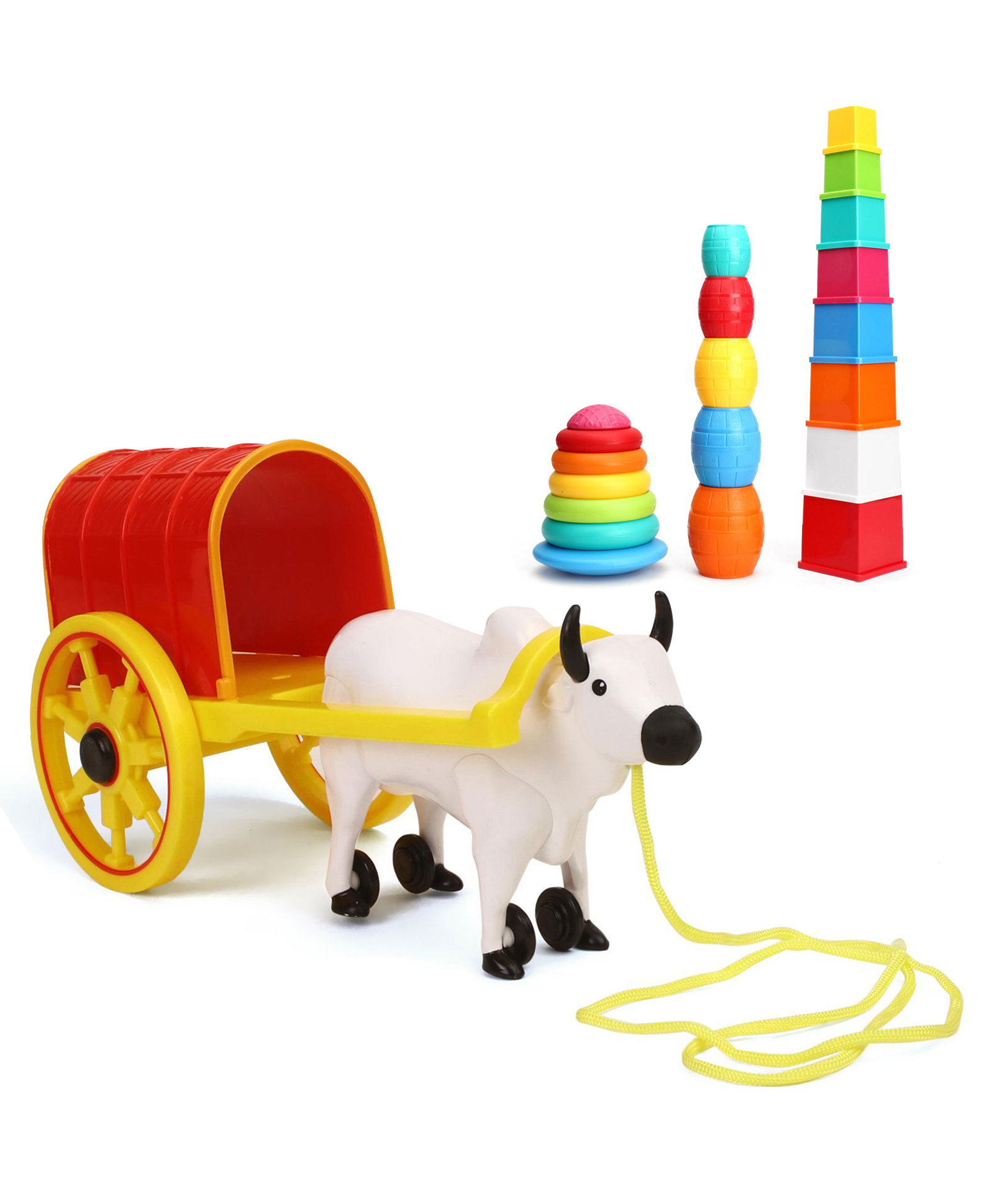 Giggles Stack N Nest Toy Set 3 in 1 - Multi Color image 1