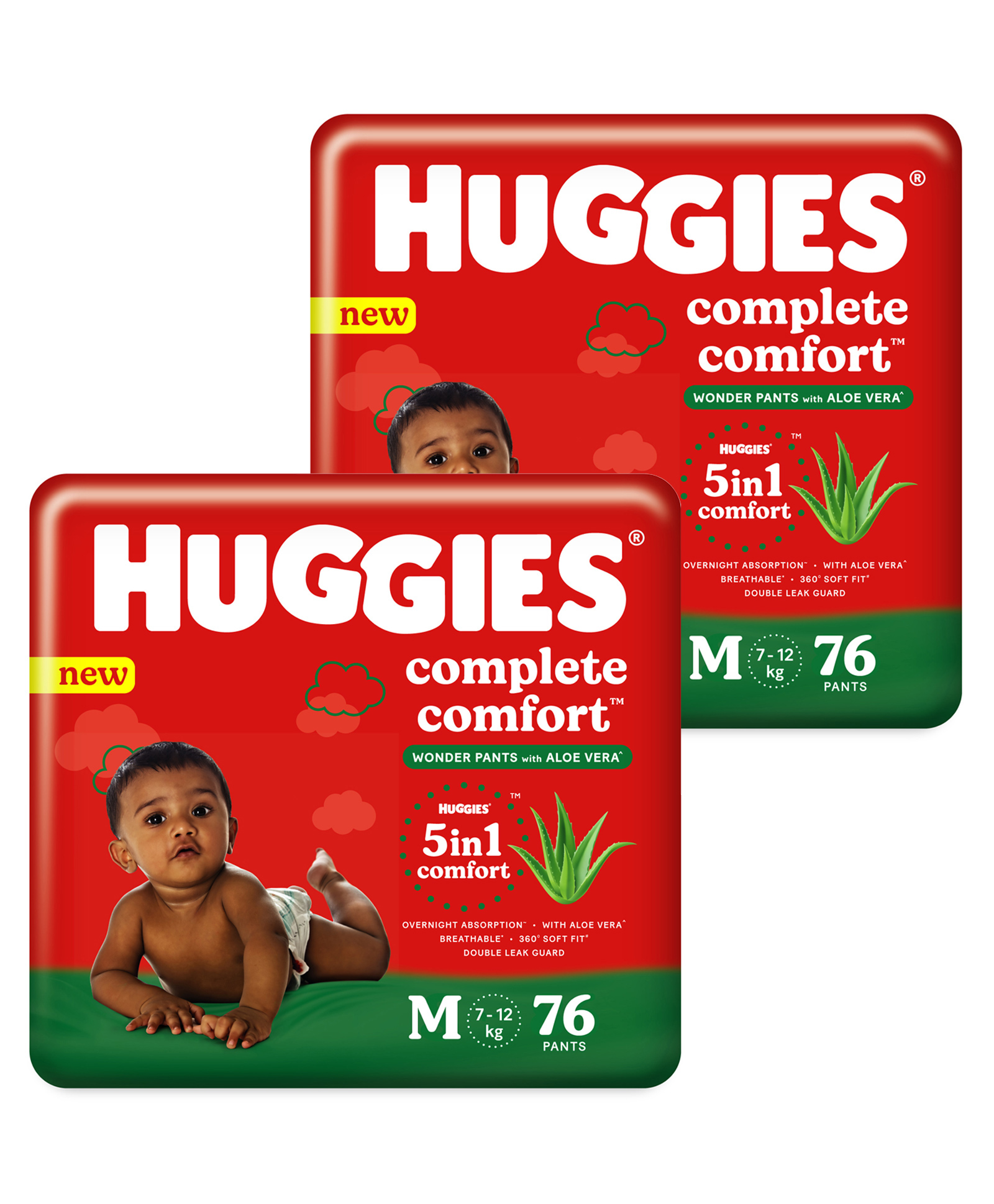 Buy Huggies Complete Comfort Wonder Pants with Aloe Vera, Medium (M