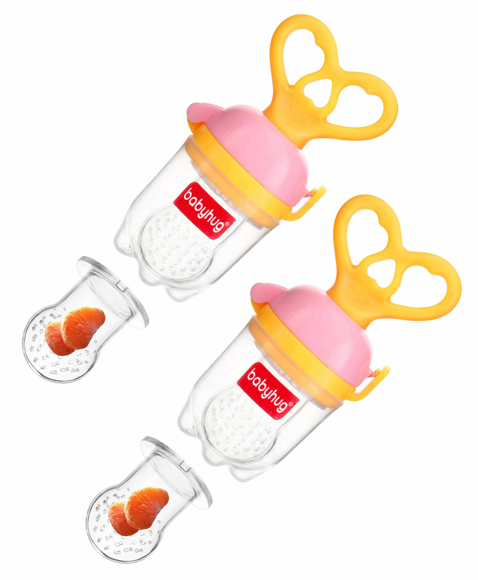 Babyhug Fruit & Food Nibbler - Yellow pack of 2-image-2