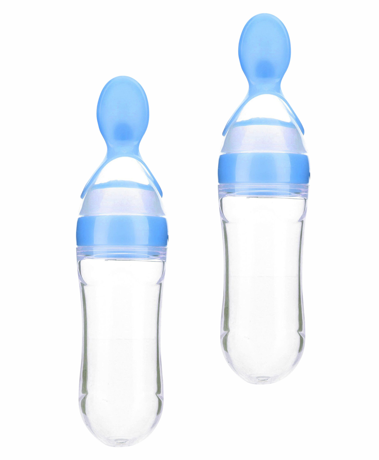Babyhug Squeezy Silicone Food Feeder- Blue pack of 2-image-16