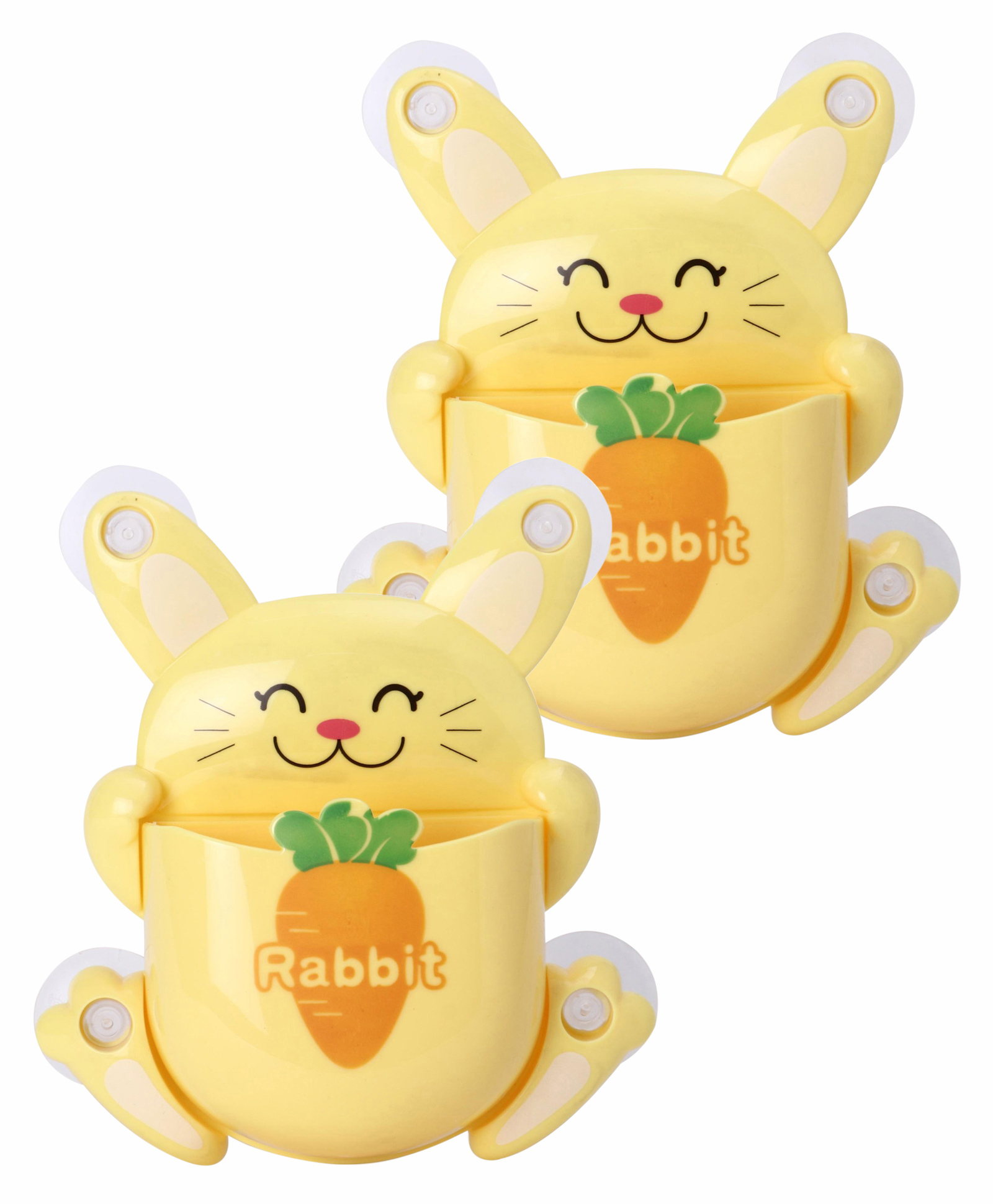 fab n funky Toothbrush Holder - Yellow pack of 2-picture-28