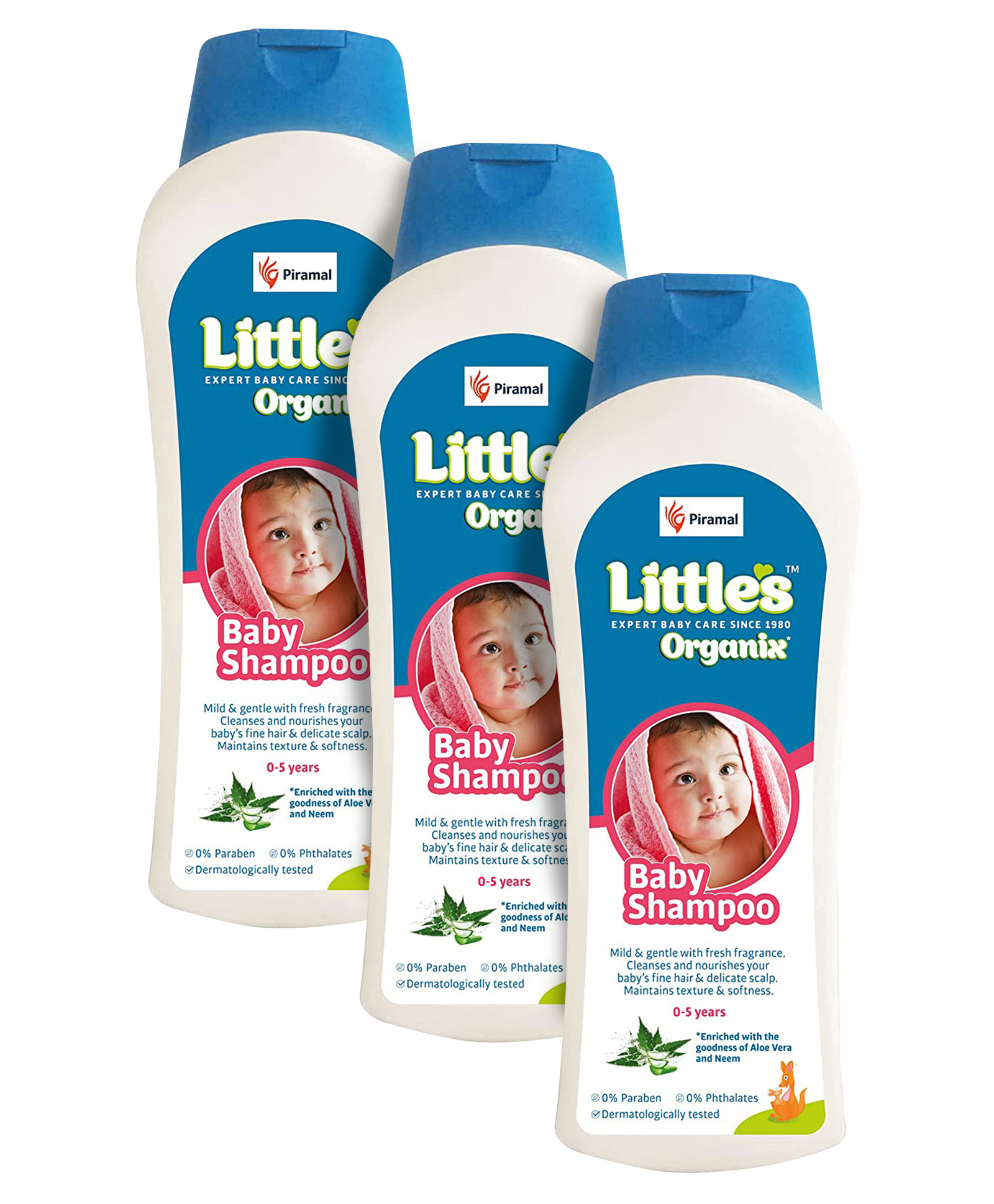 Little's Organix Baby Shampoo - 400 ml (Pack of 3)-image-26