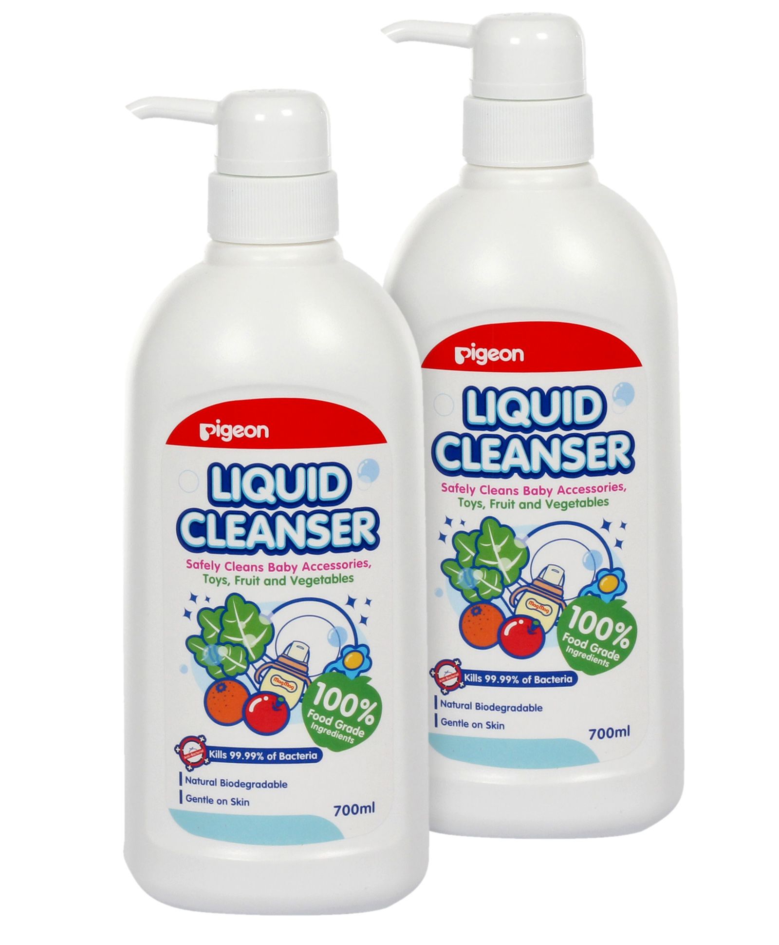 Pigeon Liquid Cleanser Bottle - 700 ml (Pack of 2)