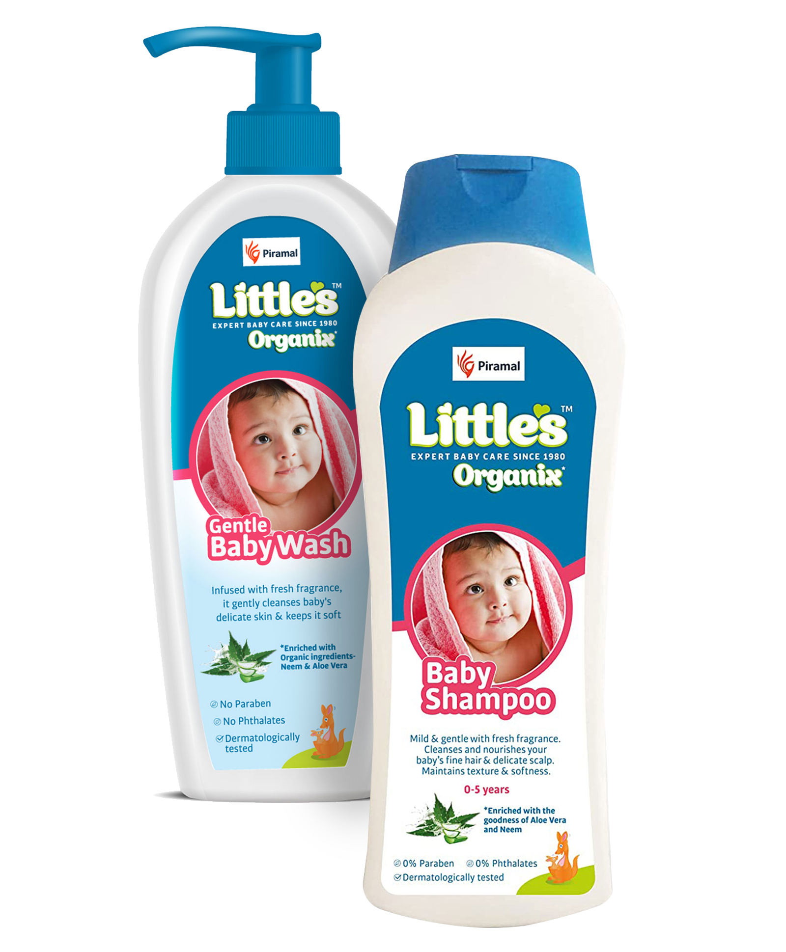 Little's Organix Baby Shampoo- 400 ml & Organix Gentle Baby Wash with Organic Ingredients - 400 ML-picture-41