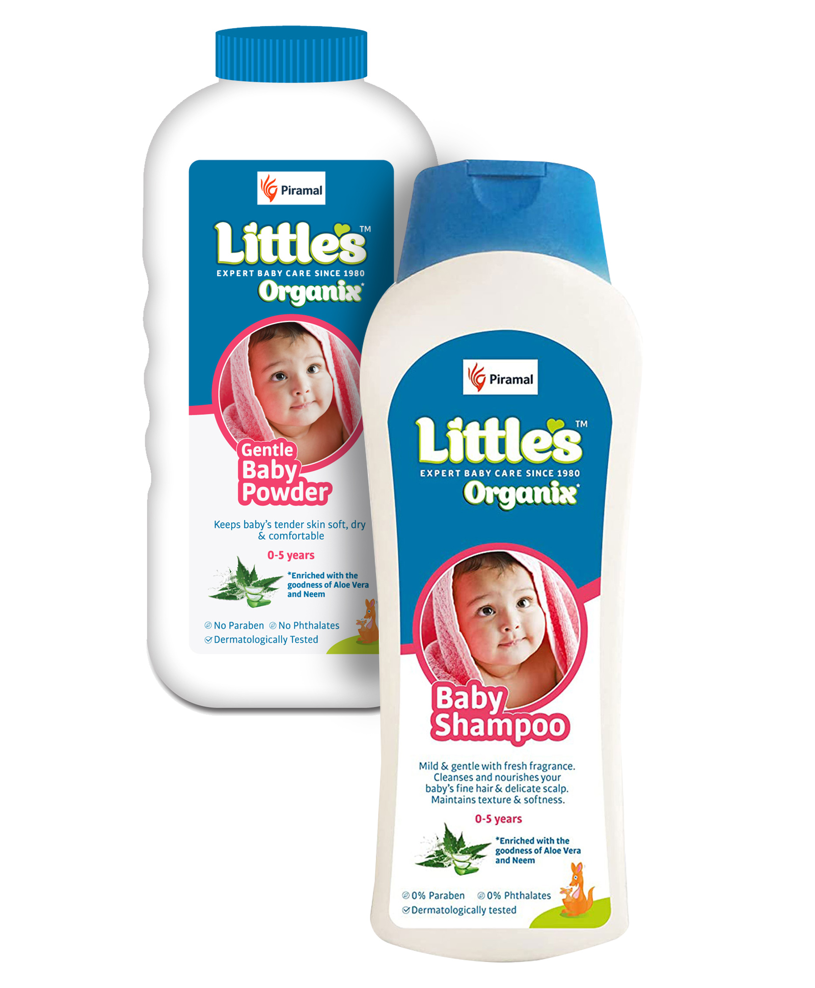 Little's Organix Baby Shampoo- 400 ml & Organix Gentle Baby Powder - 400 Gm-picture-6