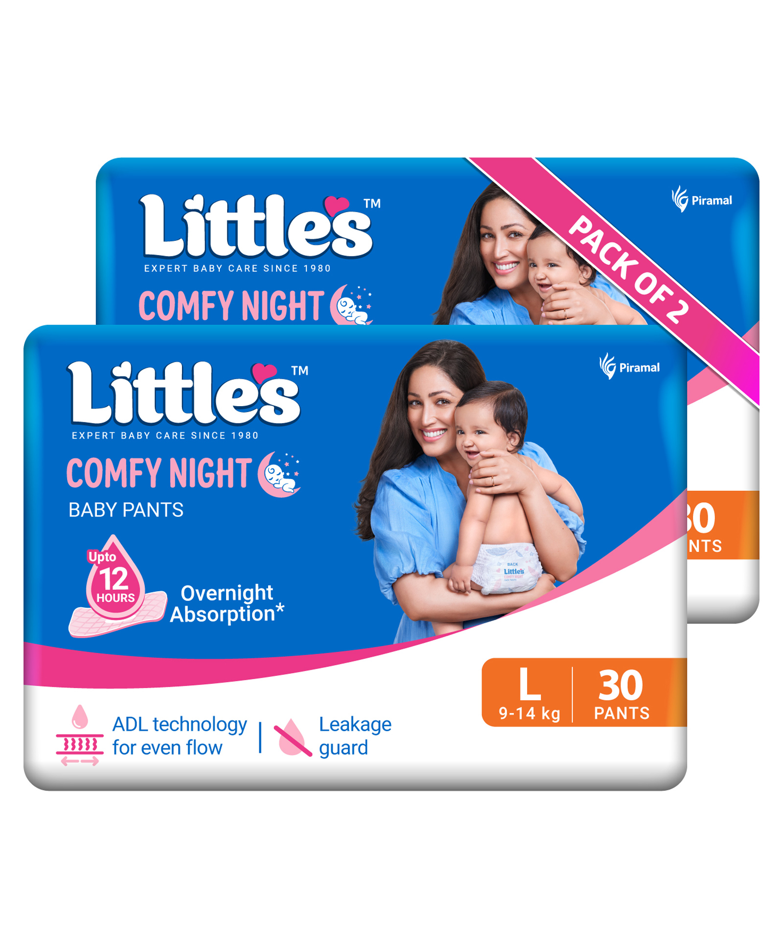 Little's Comfy Baby Standard  Pant Style Diaper Large - 30 Pieces - (Pack of 2)-picture-20