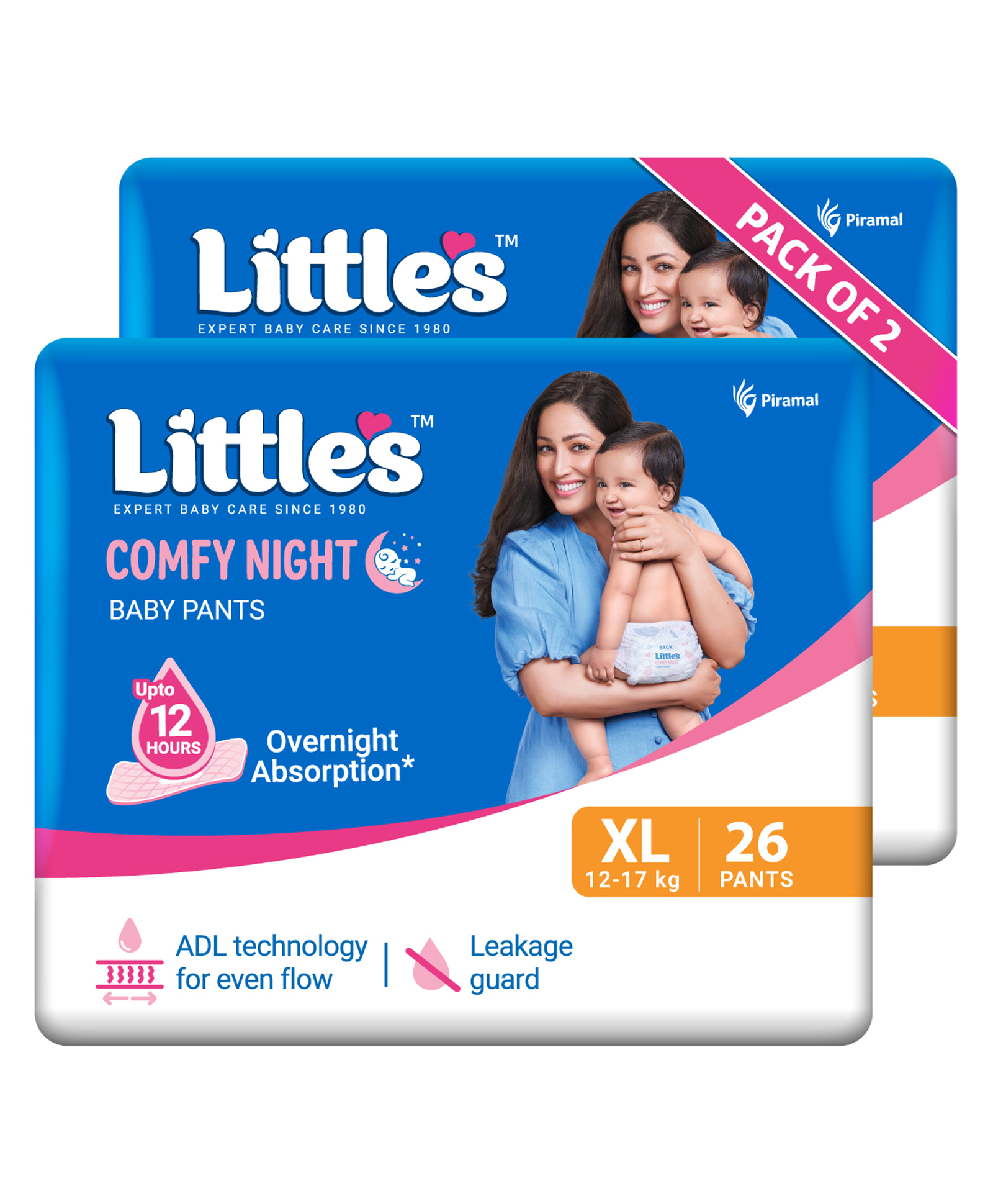 Little's Comfy Baby Standard  Pant Style Diaper Extra Large - 26 Pieces - (Pack of 2)-picture-18