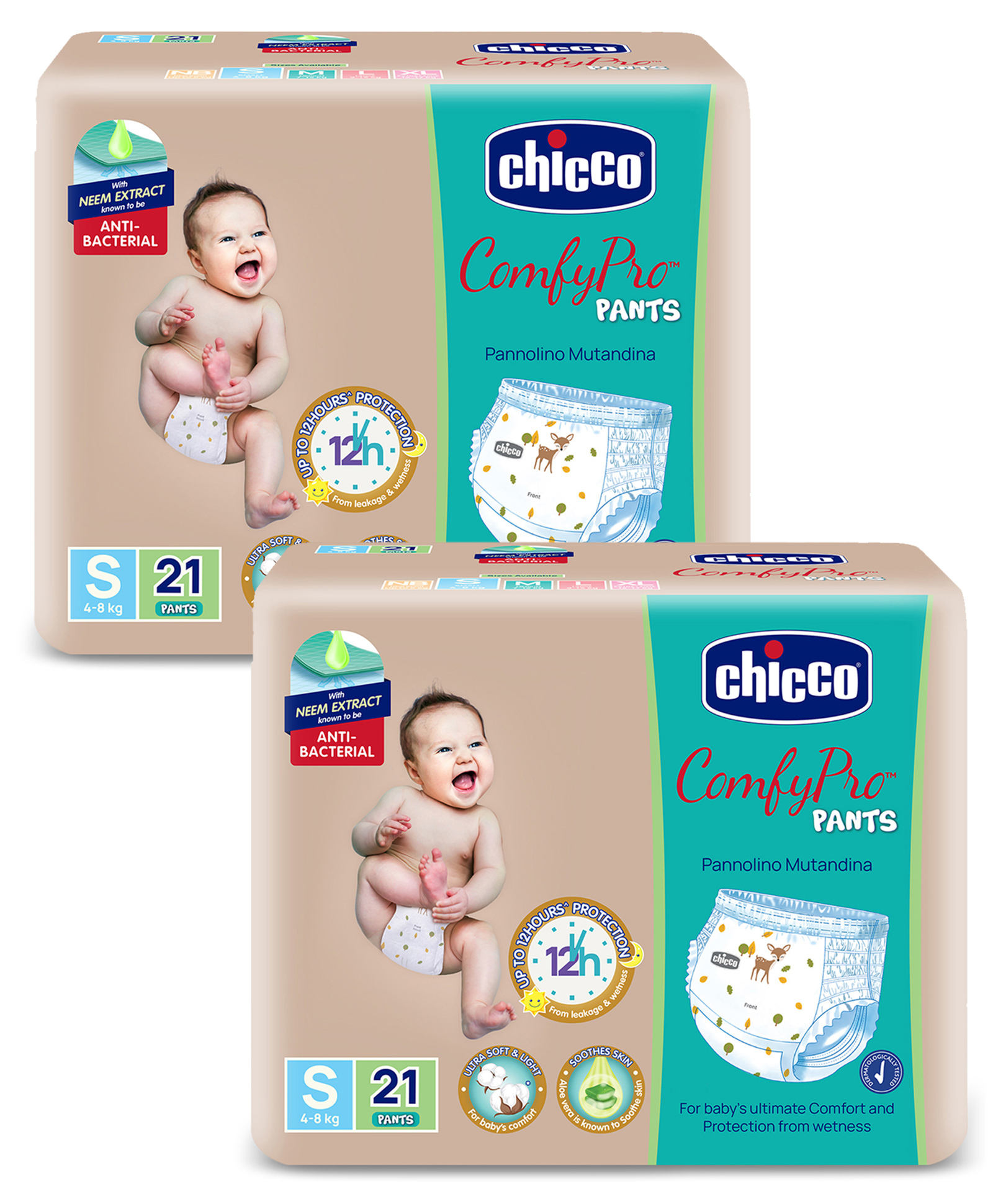 Chicco Comfypro Diaper Pants Small - 21 Pieces (Pack of 2)-picture-16