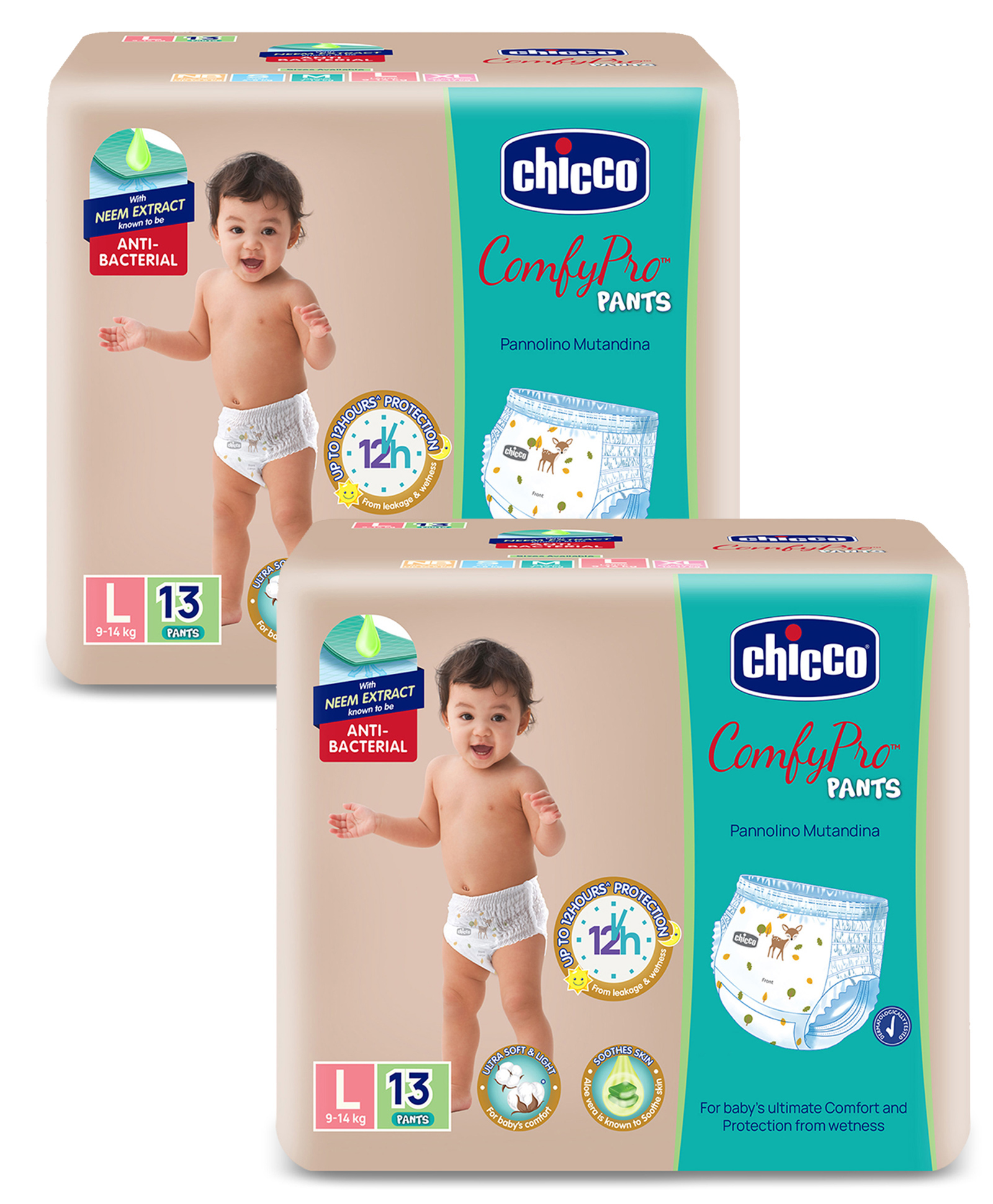 Chicco Comfypro Diaper Pants Large - 13 Pieces (Pack of 2)-image-37