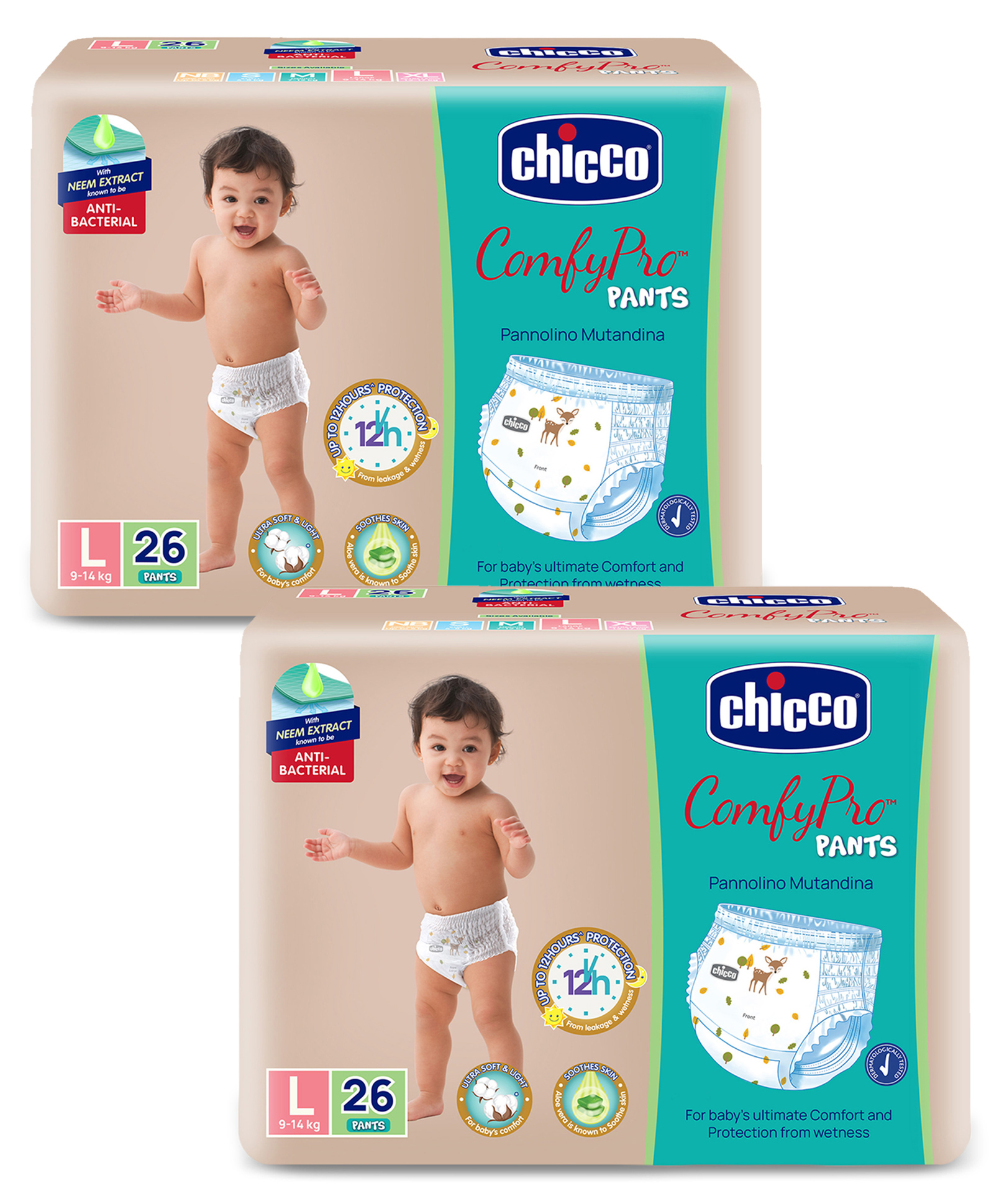 Chicco Comfypro Diaper Pants Large - 26 Pieces (Pack of 2)-picture-23
