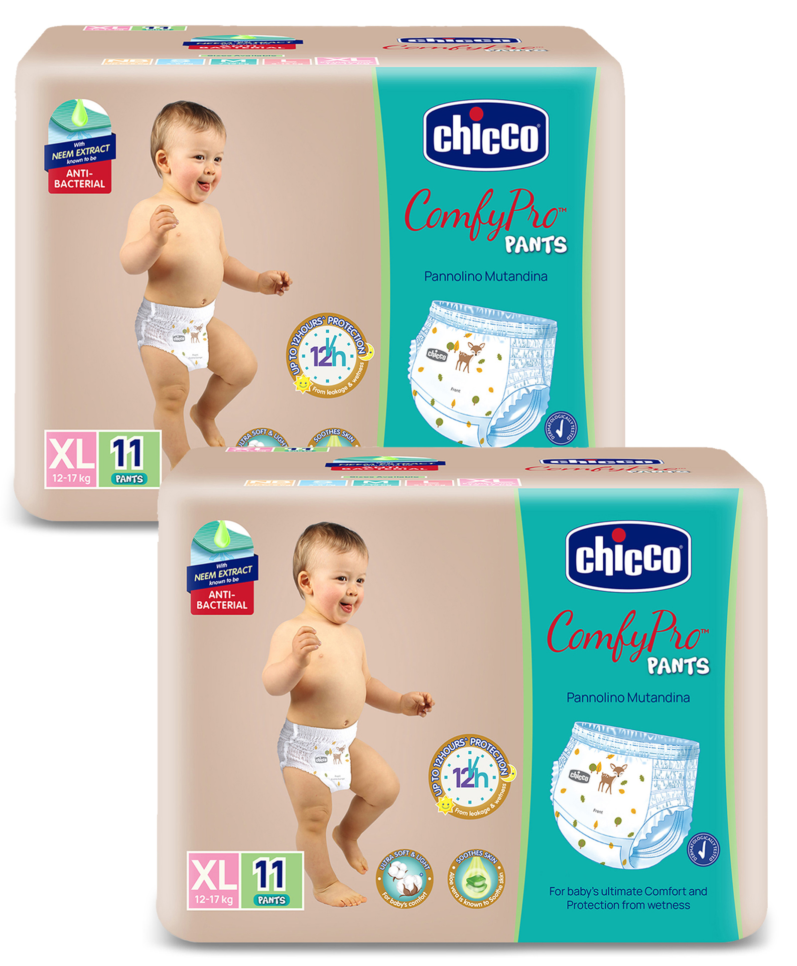 Chicco Comfypro Diaper Pants Extra Large - 11 Pieces (Pack of 2)-image-47