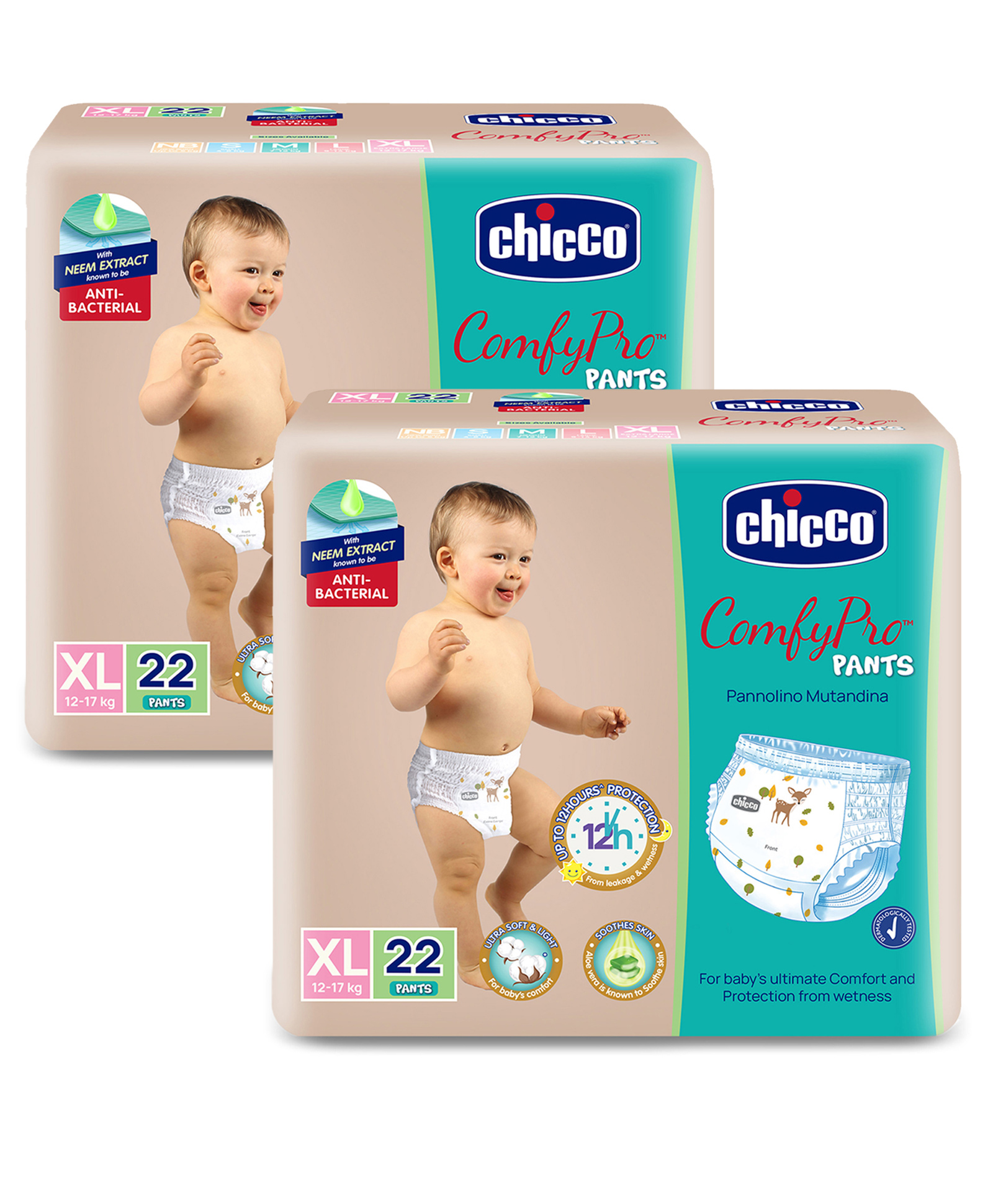 Chicco Comfypro Diaper Pants Extra Large - 22 Pieces (Pack of 2)-image-48