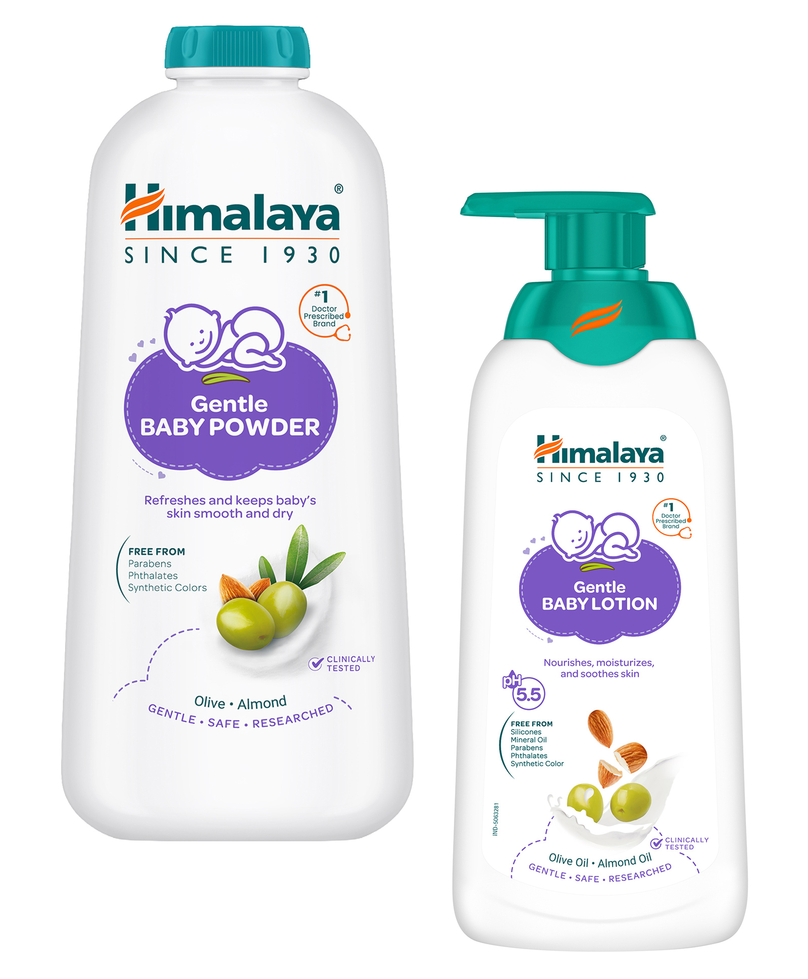 himalaya babycare Himalaya Gentle Baby Lotion 400ml And Baby Powder 400g-picture-26