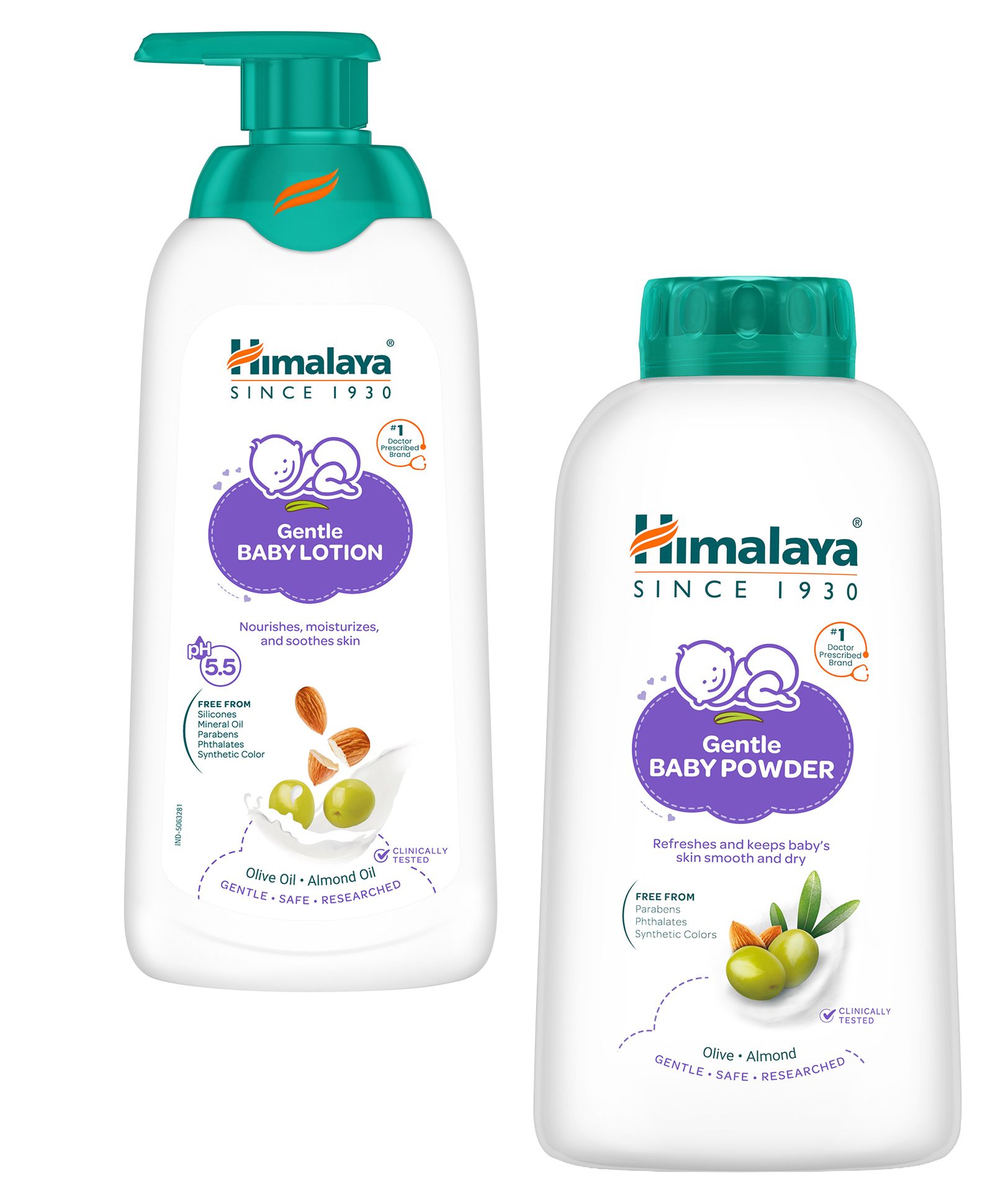 himalaya babycare Himalaya Herbal Baby Powder - 700 gm & Baby Lotion - 400 ml-picture-12