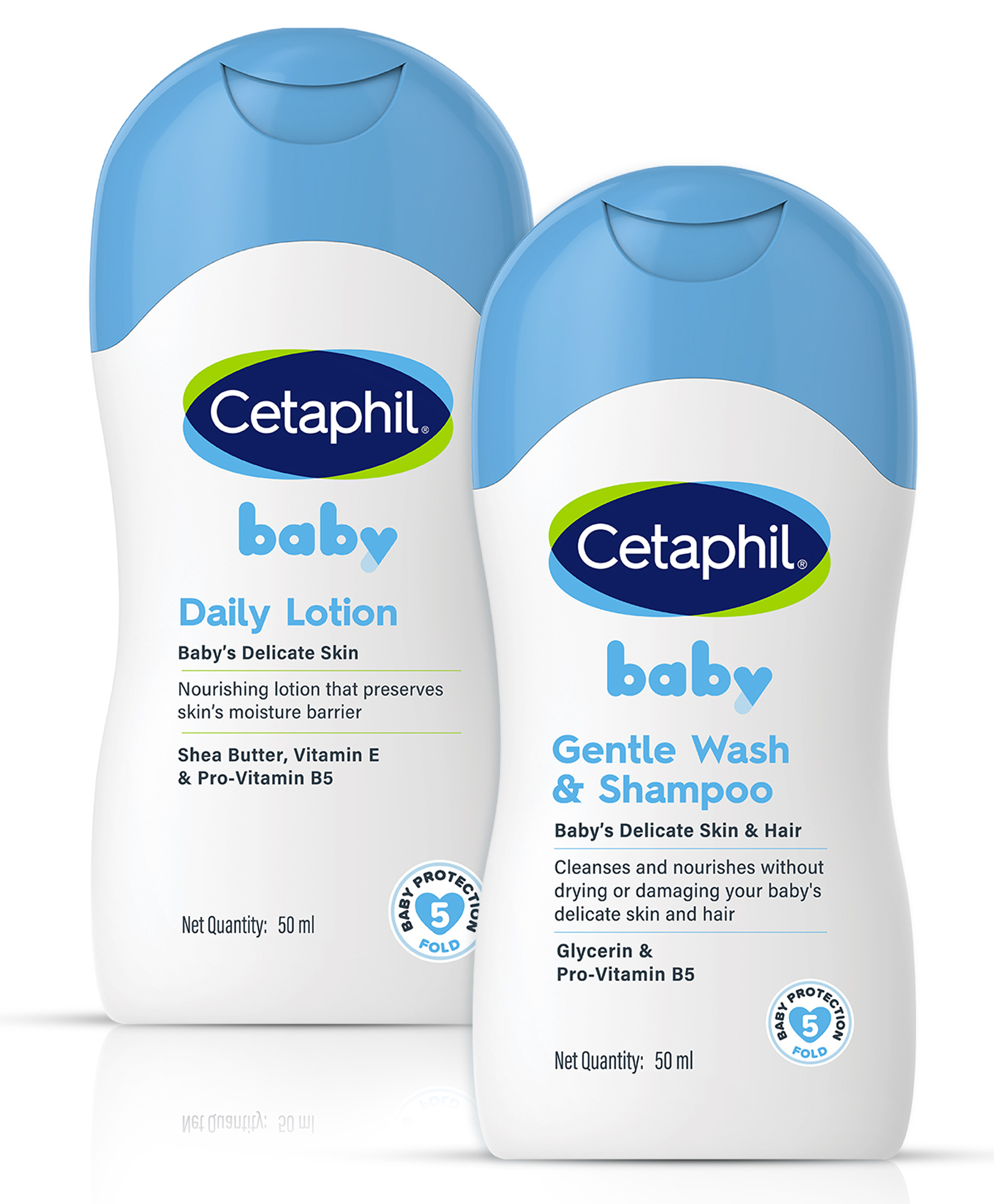Cetaphil Baby Daily Lotion - (50ml) And Gentle Wash & Shampoo - (50ml)-picture-42