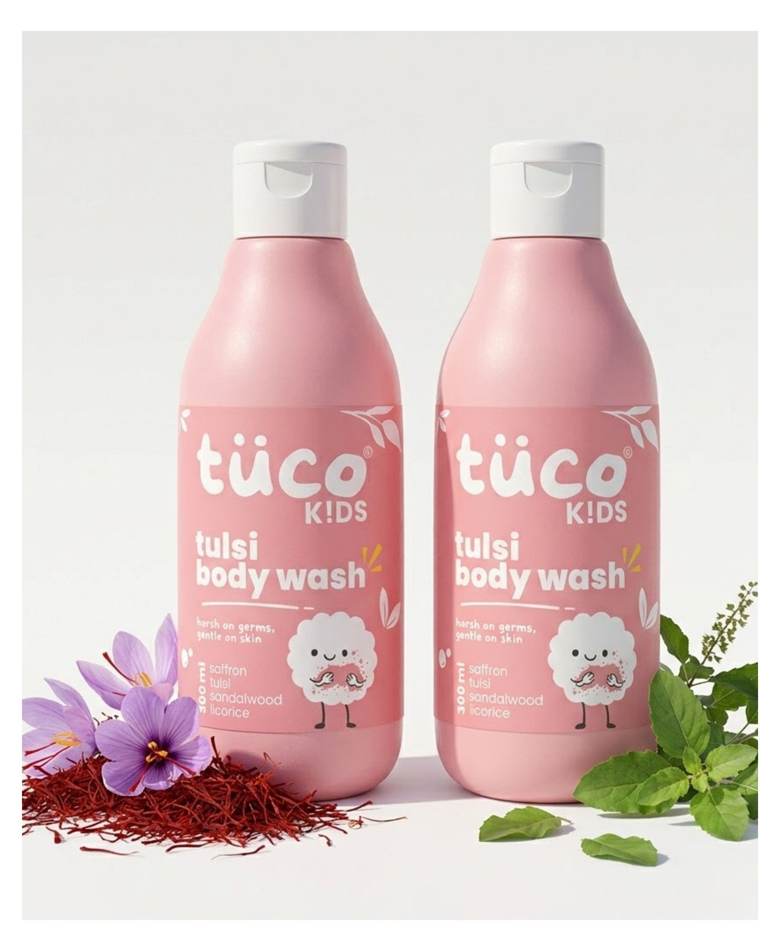 Tuco Kids Body Wash/Shower Gel Gently Cleanse, Soothe & Nourish SLS/SLES/Paraben Free 300ml (Pack of 2)-picture-6