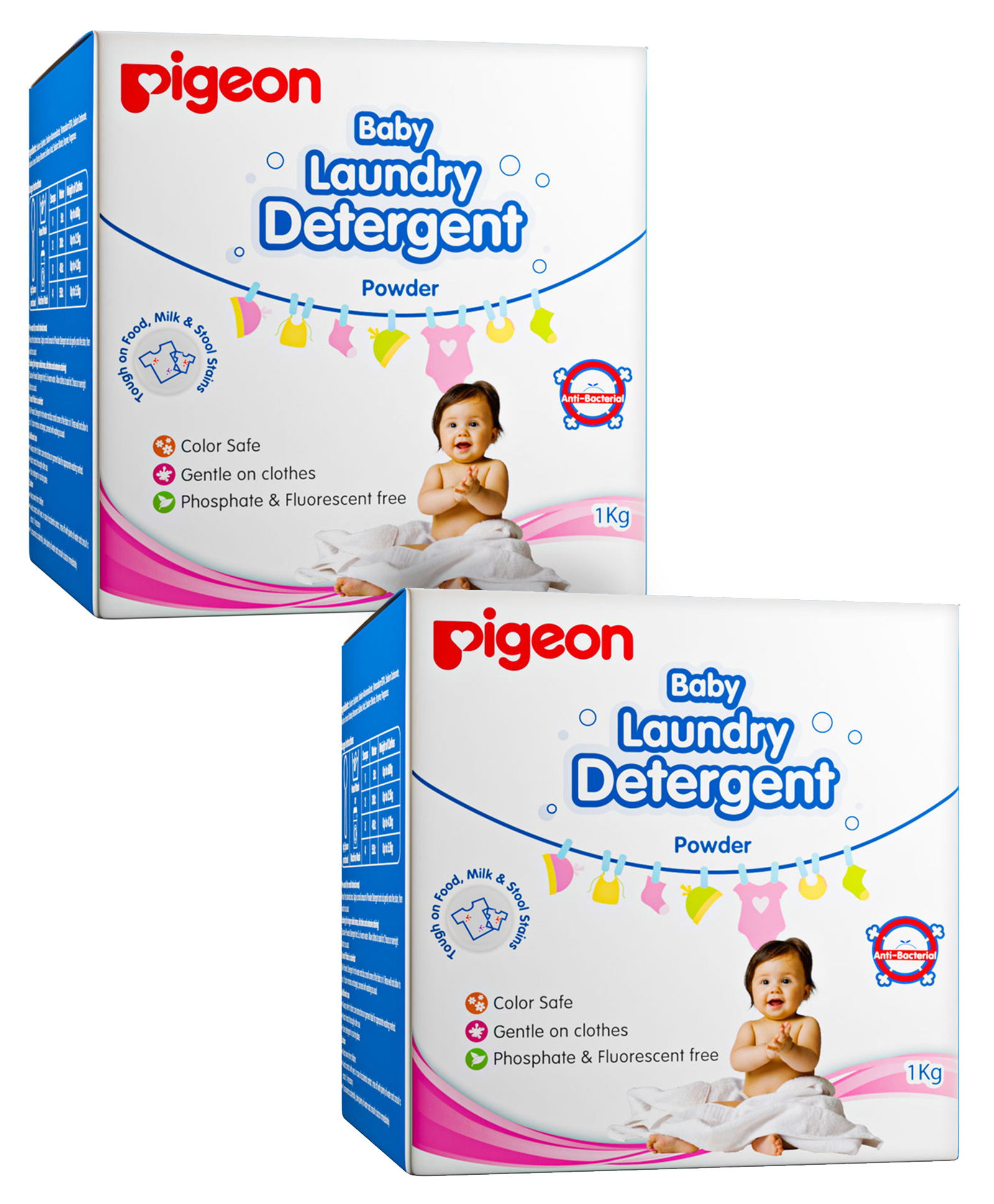 Pigeon Baby Laundry Detergent Powder - 1 Kg Pack of 2-picture-34