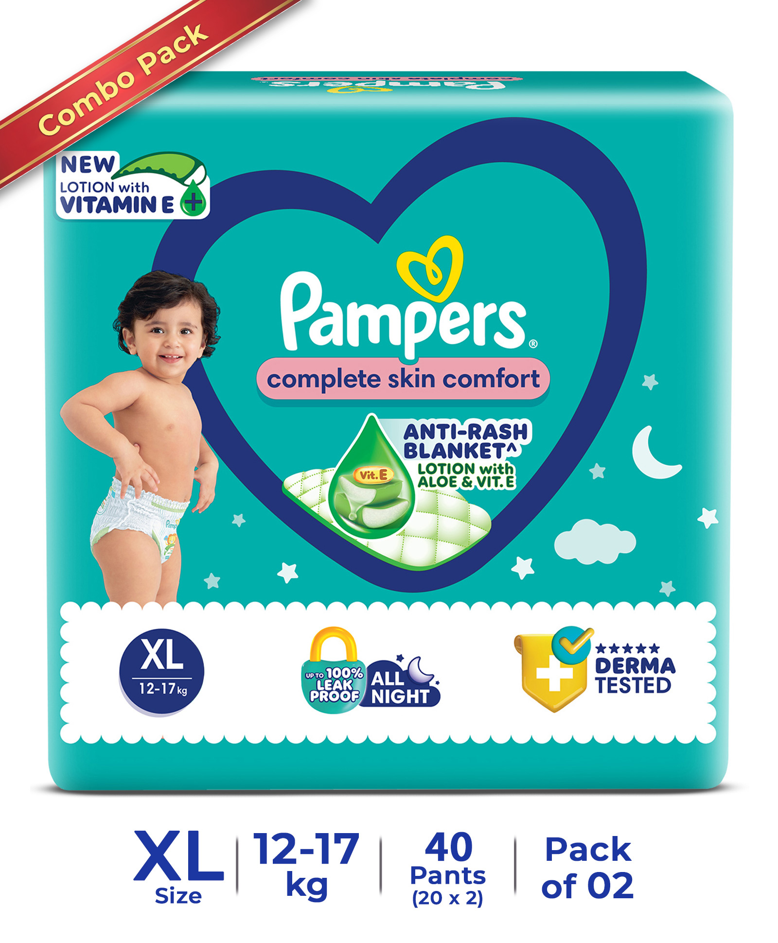 Pampers All round Protection Pants Baby Diapers (XL) 20 Pieces , 12- 17 Kg(Pack of 2)-picture-19
