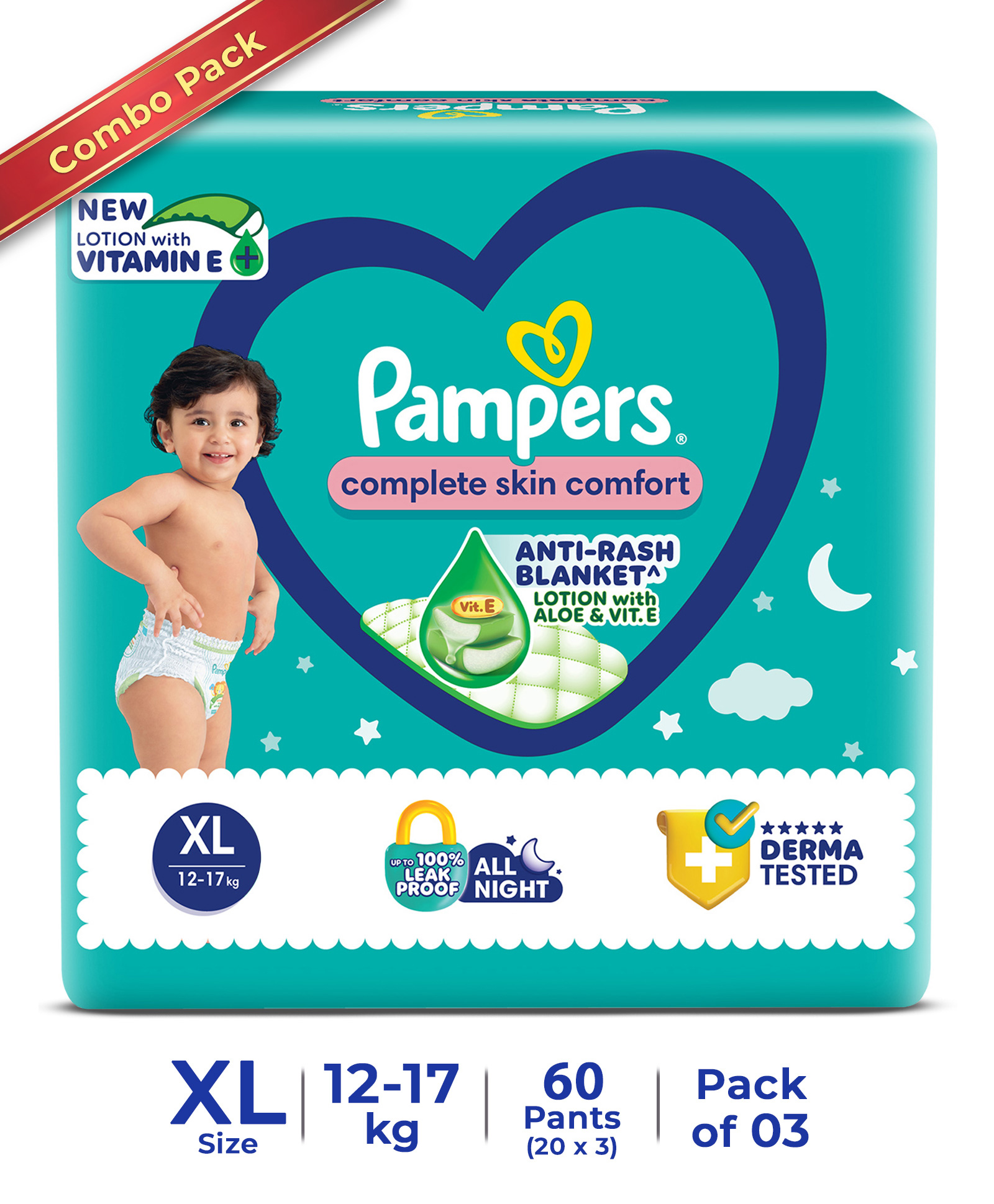Pampers All round Protection Pants Baby Diapers (XL) 20 Pieces , 12- 17 Kg(Pack of 3)-picture-21