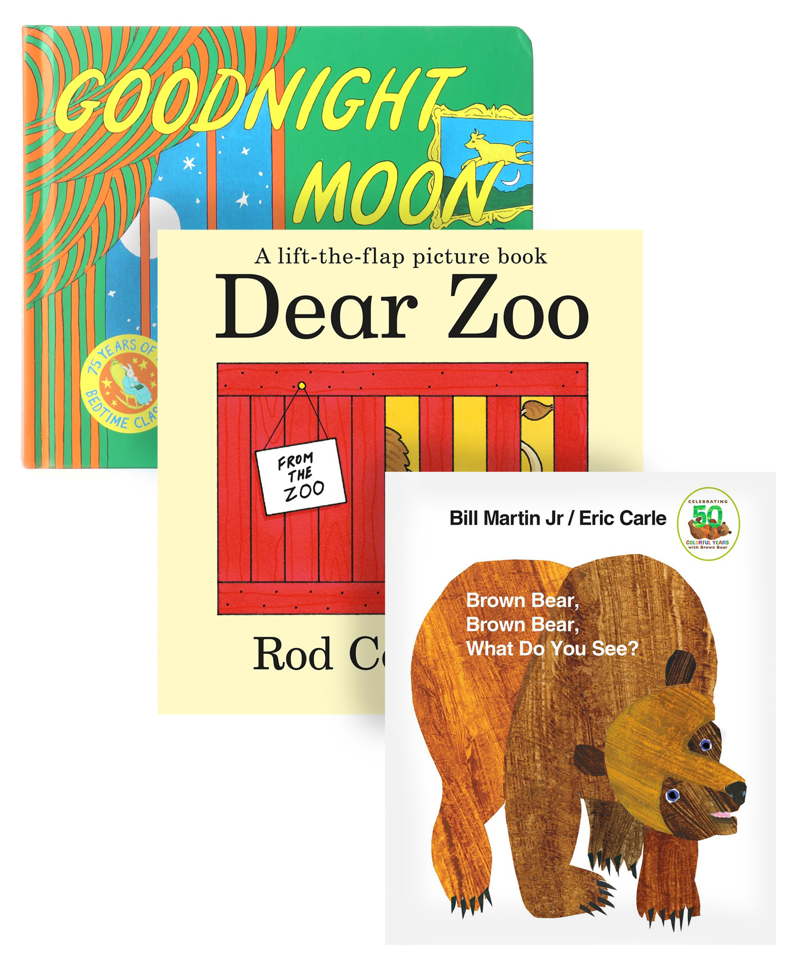 First Library Collection of Goodnight Moon Board Book by Margaret Wise Brown - English; Dear Zoo by Rod Campbell - English ;Brown Bear, Brown Bear, What Do You See Picture Book By Eric Carle - Englis-image-38