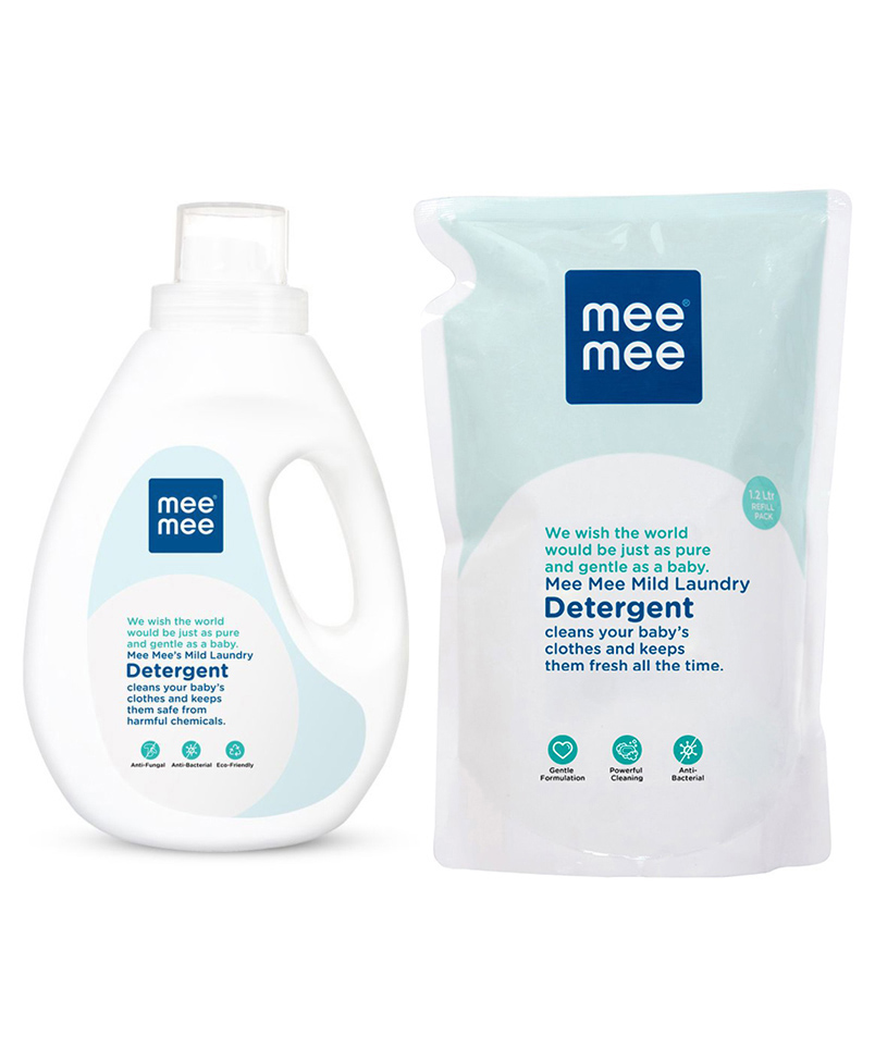 Mee Mee 1500 Ml laundry Detergent with 1200 ml Refill pack image 1