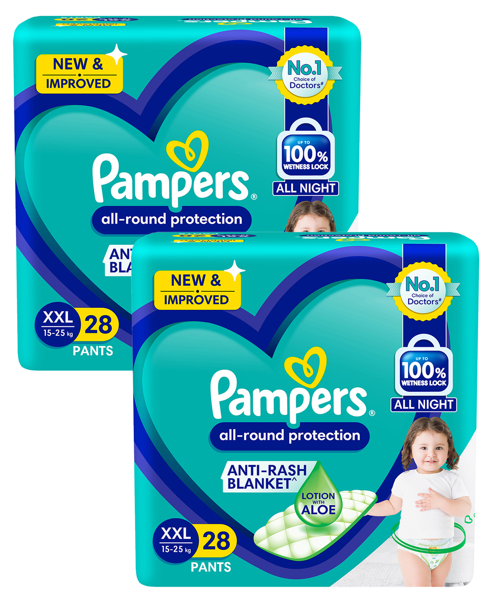 Buy Pampers Baby Dry Pant Style Diapers XXL Size 28 Pieces ( Pack of