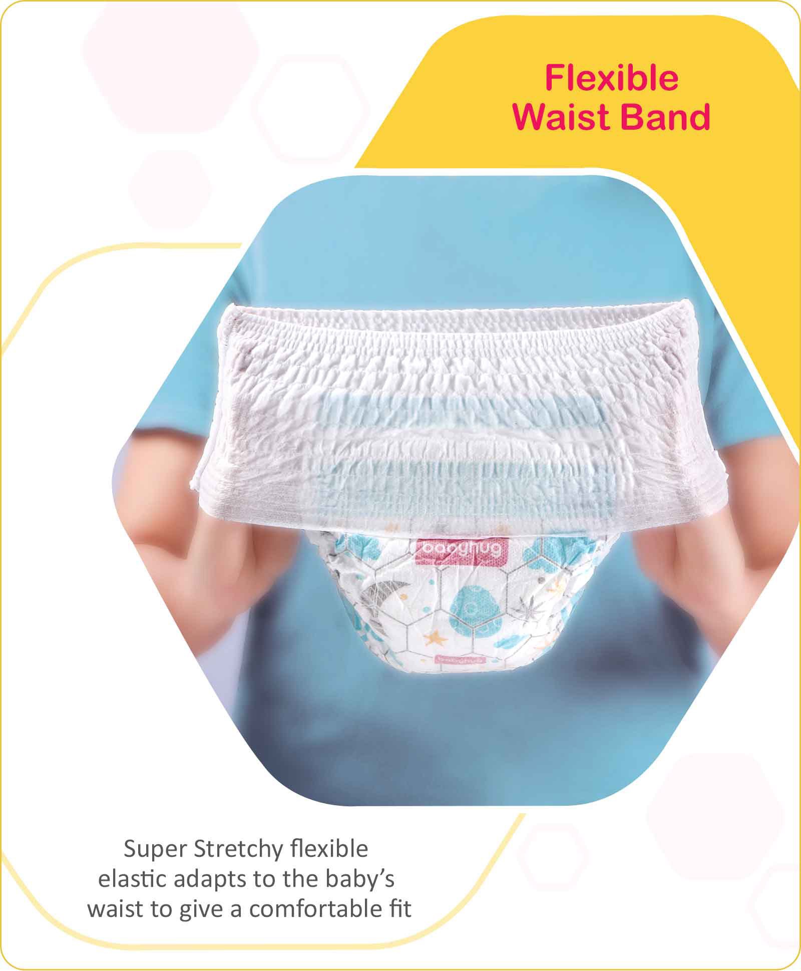 Buy Babyhug Advanced Pant Style Diapers Medium 76 Pieces (Pack of 2