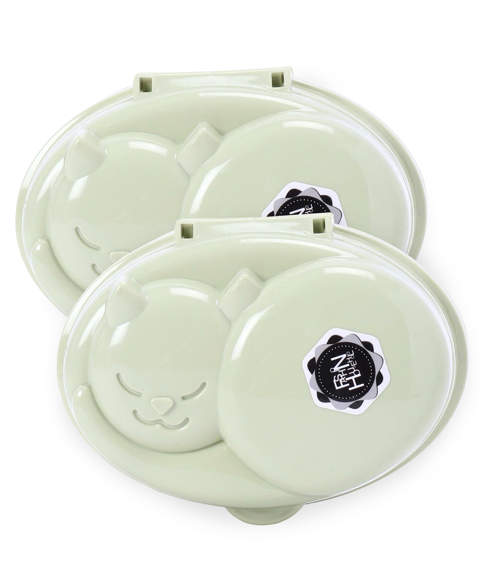 Kitten Shaped Soap Case - Light Green (Pack of 2)-image-9