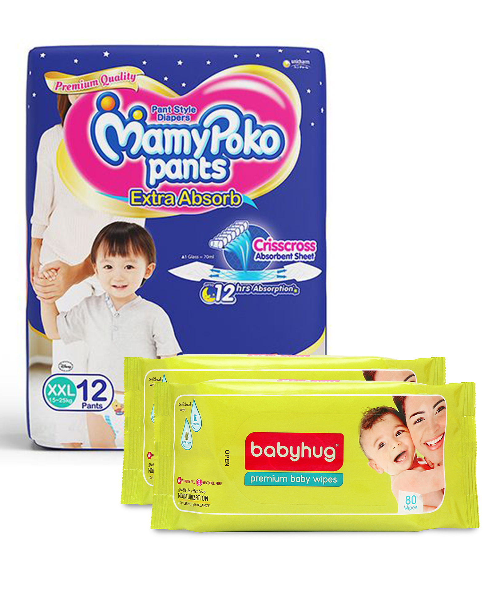 Buy MamyPoko Extra Absorb Pant Style Diapers XX Large 12 Pieces