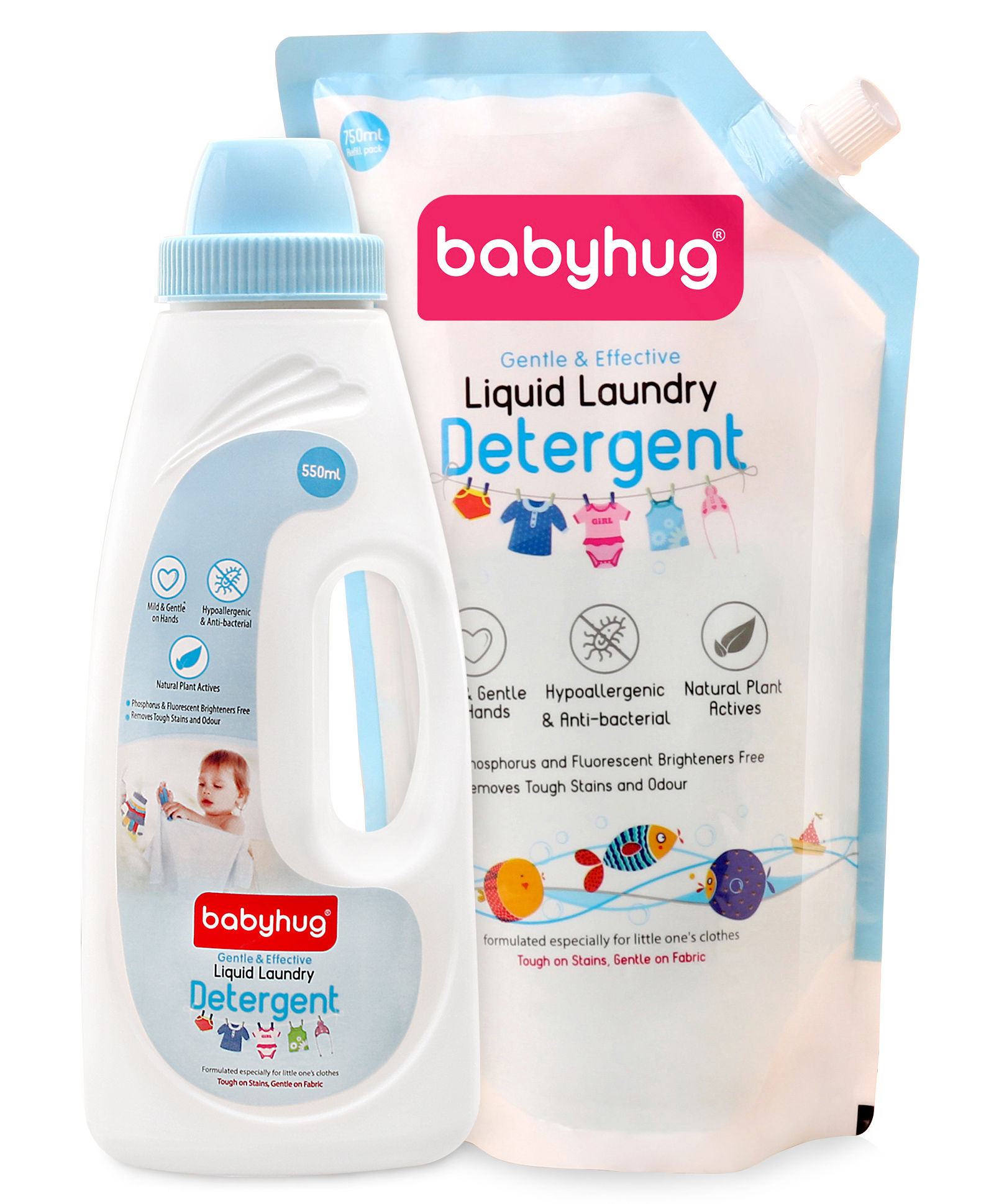 Babyhug Plant Based Disinfectant Liquid Laundry Detergent - 1300 ml Combo Pack-picture-19