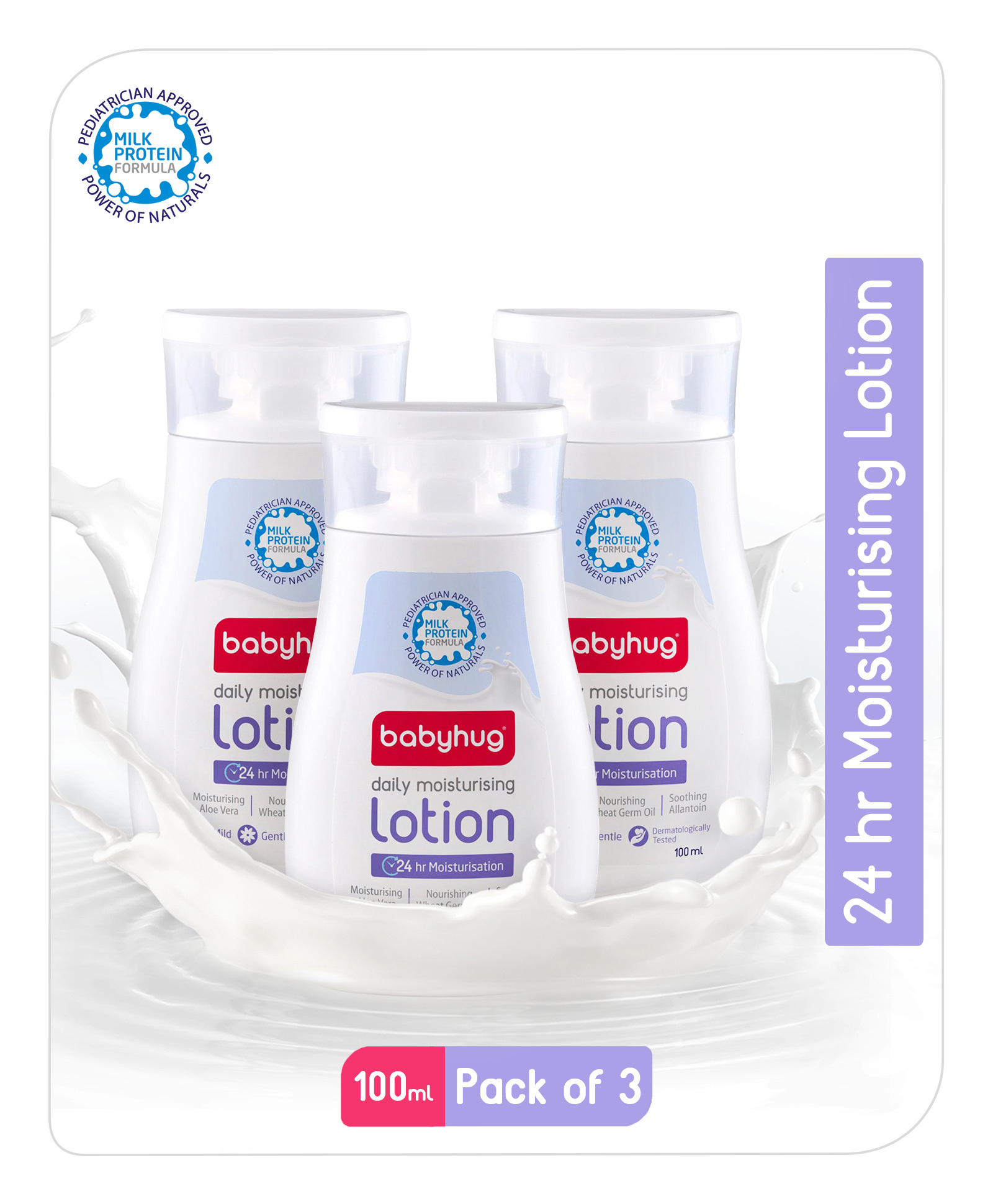 Babyhug Daily Moisturizing Lotion 100ml - Pack of 3-picture-10
