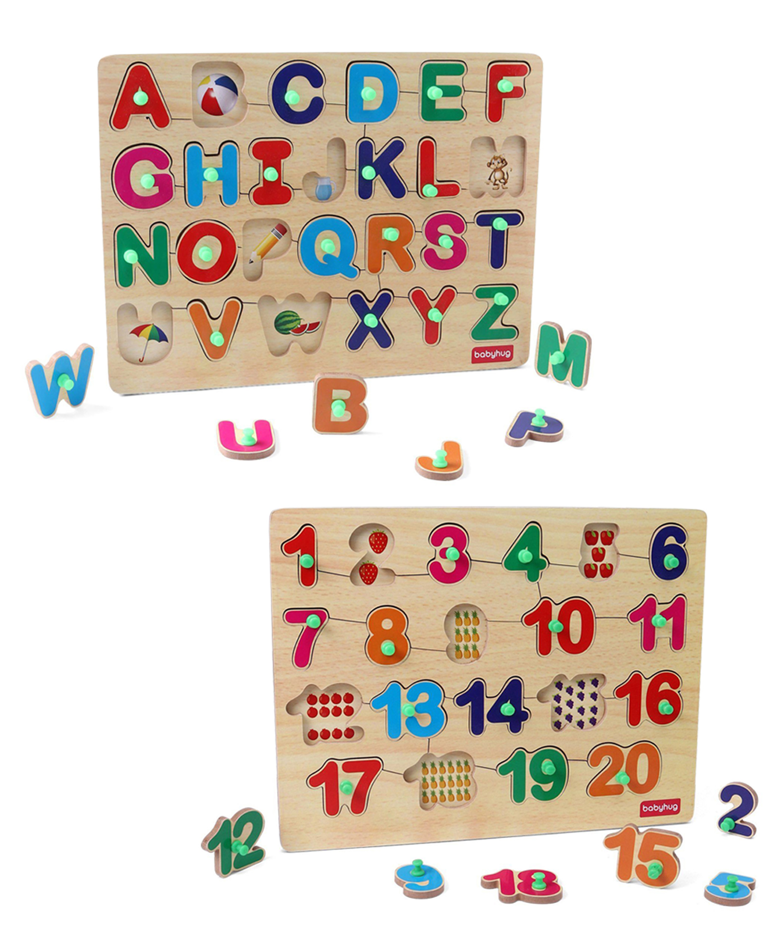 babyhug wooden alphabet