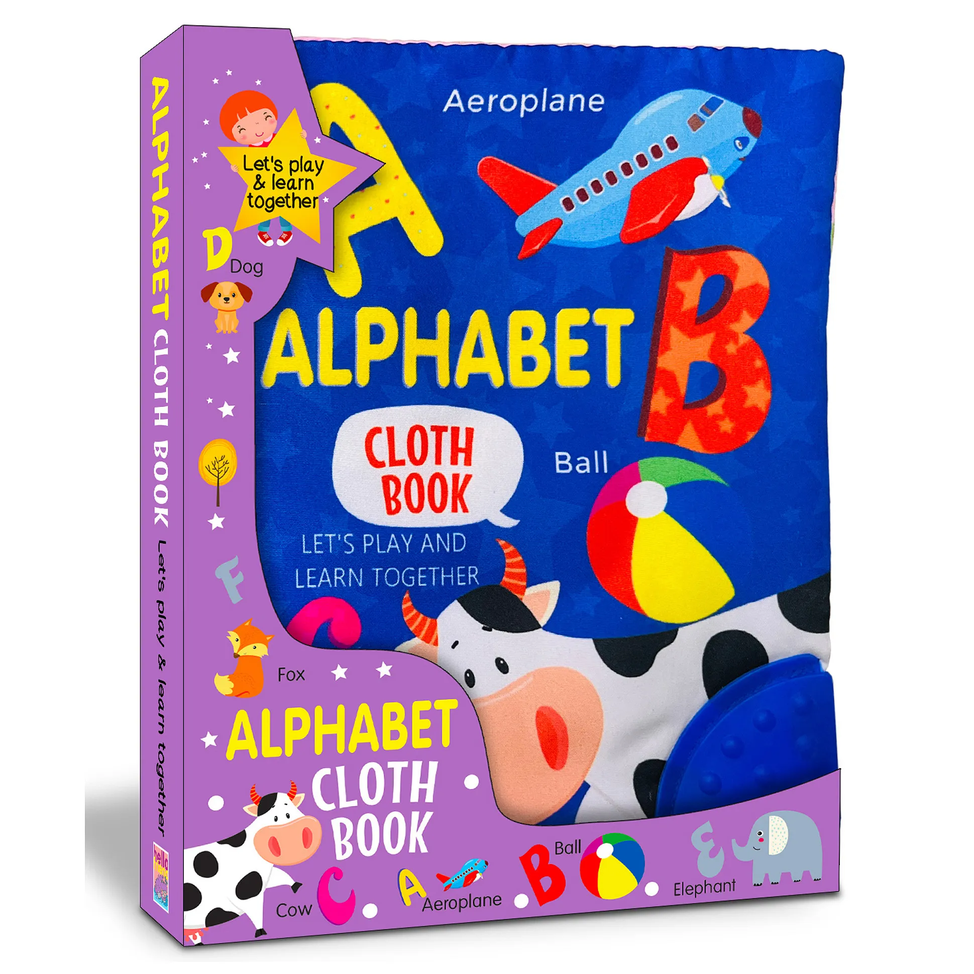 Fun With Alphabets - Cloth Book for Early Learning And Interactive Education