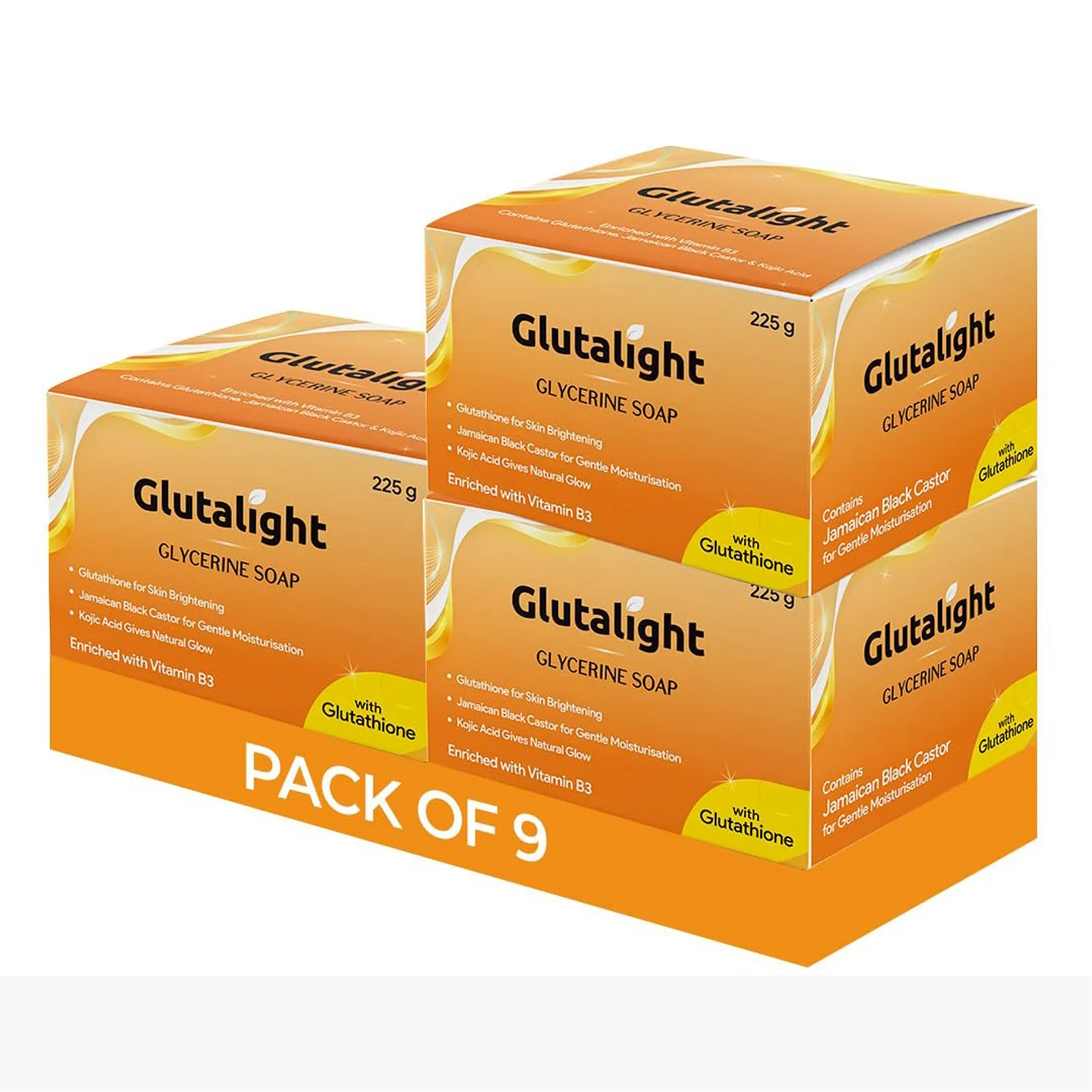 glutalight glutathione soap Skin Brightening For All Skin Types 75gm Each Pack Of 3 Glutalight Saffron Sandalwood Soap |