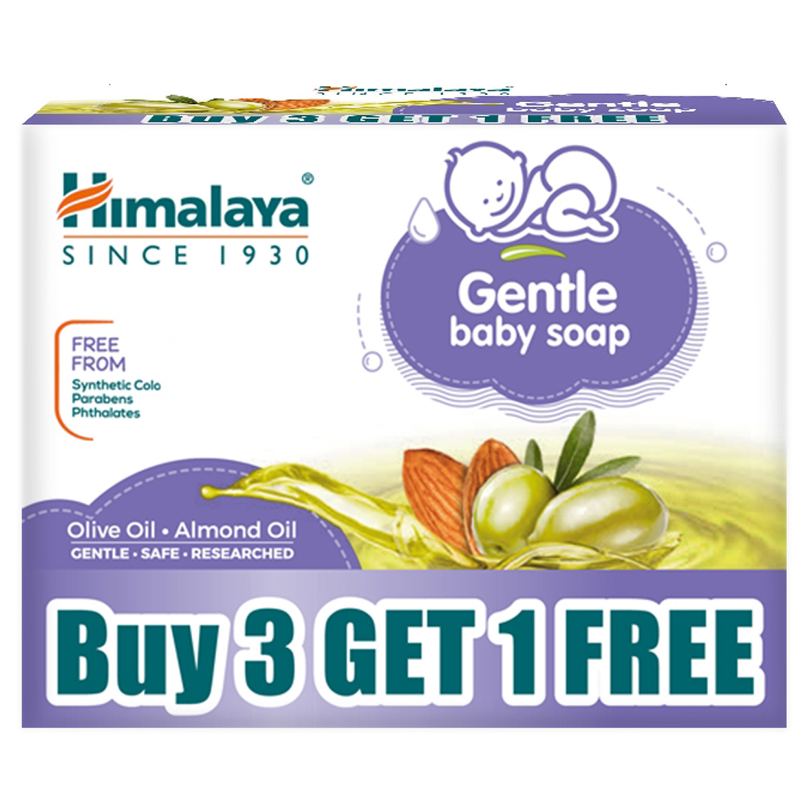 Himalaya Gentle Baby Soap 4×75 gm