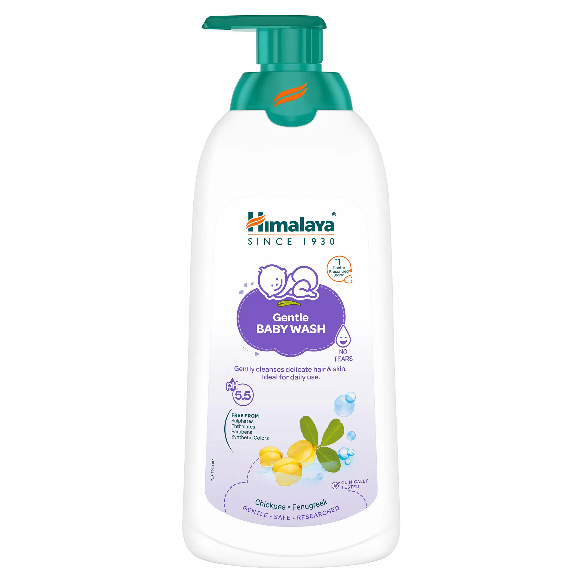 Himalaya Herbal Gentle Baby Wash 600 ml - Image 1