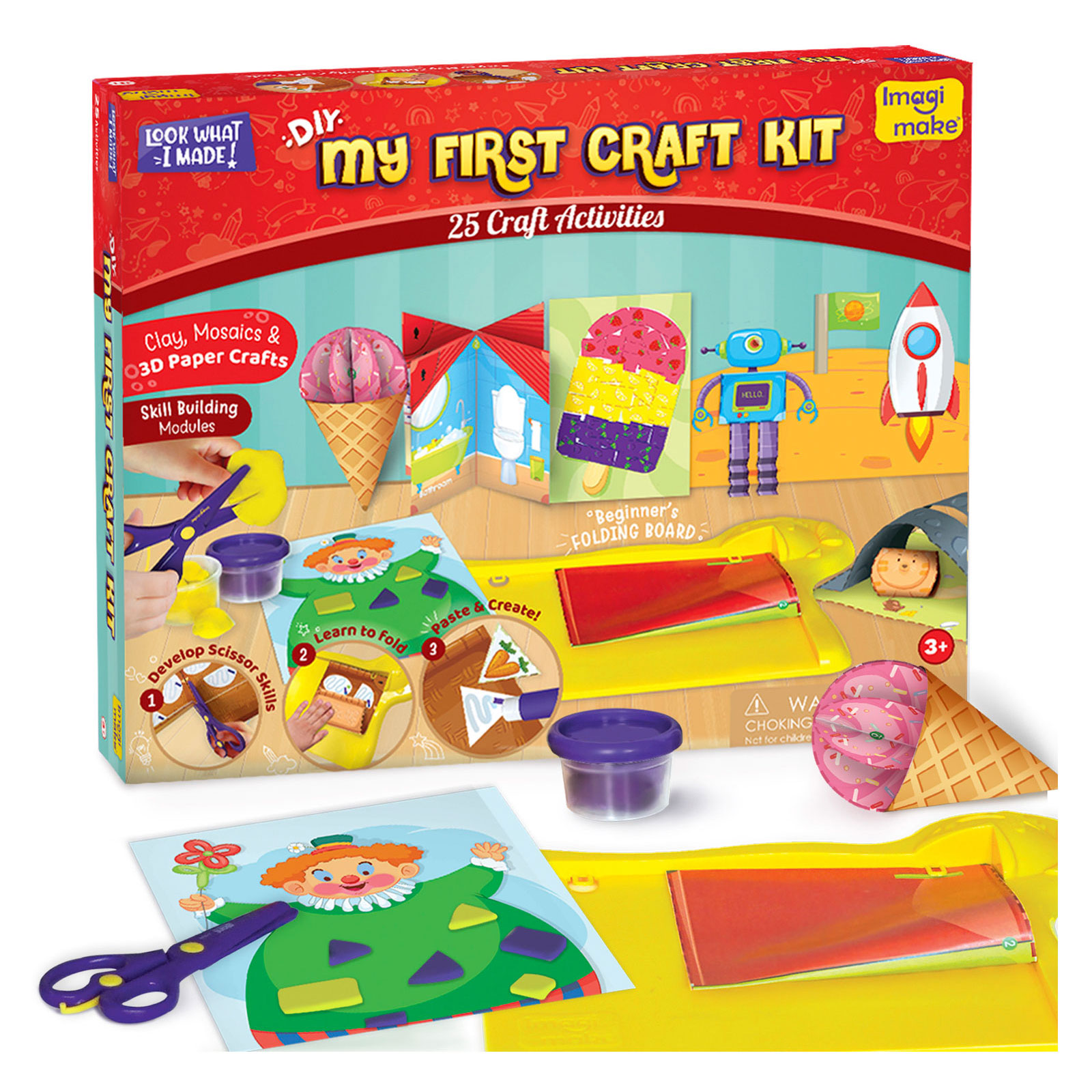 Imagi Make My First Craft Kit - Multicolour Online India, Buy Art & Creativity Toys for (5-12 Years) at FirstCry.com - 13093948