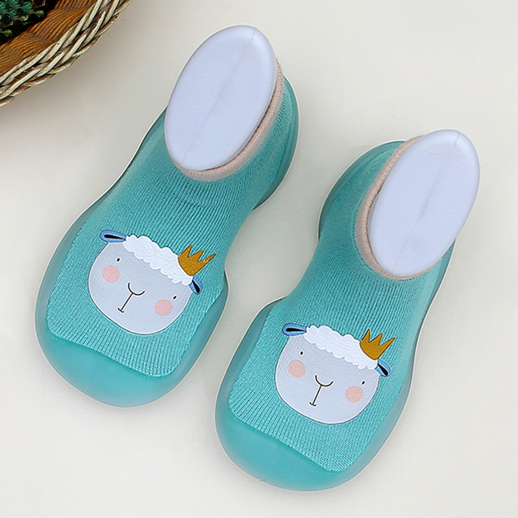 Buy Infantso Cuddle Creatures Anti-Skid Cotton Socks Shoes with Rubber Sole for Walking Babies & Toddlers - Green for Both (18-24 Months) Online in India, Shop at FirstCry.com - 19181960