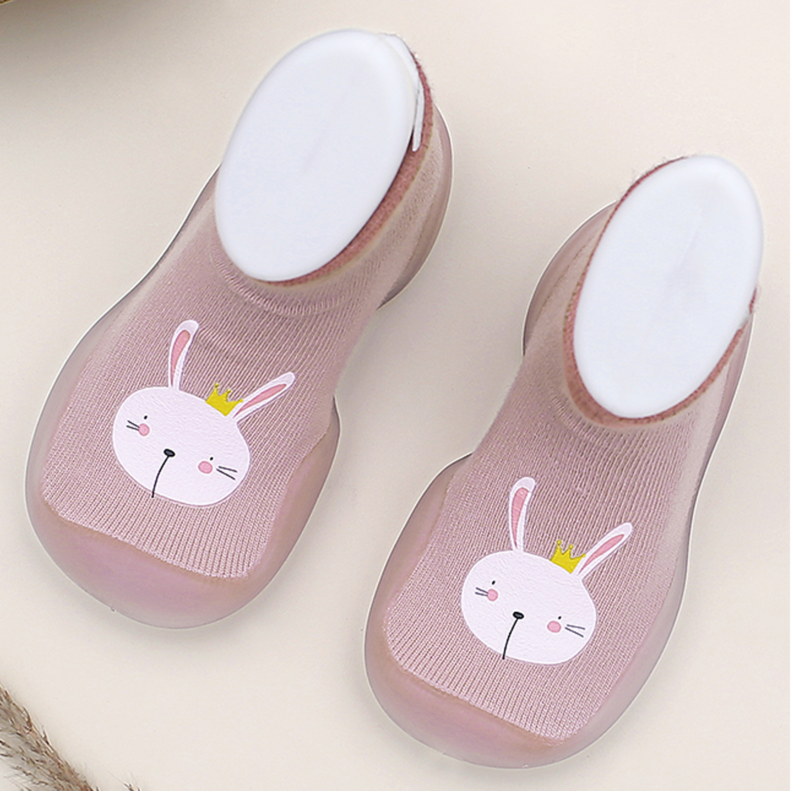 Buy Infantso Cuddle Creatures Anti-Skid Cotton Socks Shoes with Rubber Sole for Walking Babies & Toddlers - Pink for Both (12-18 Months) Online in India, Shop at FirstCry.com - 19181953