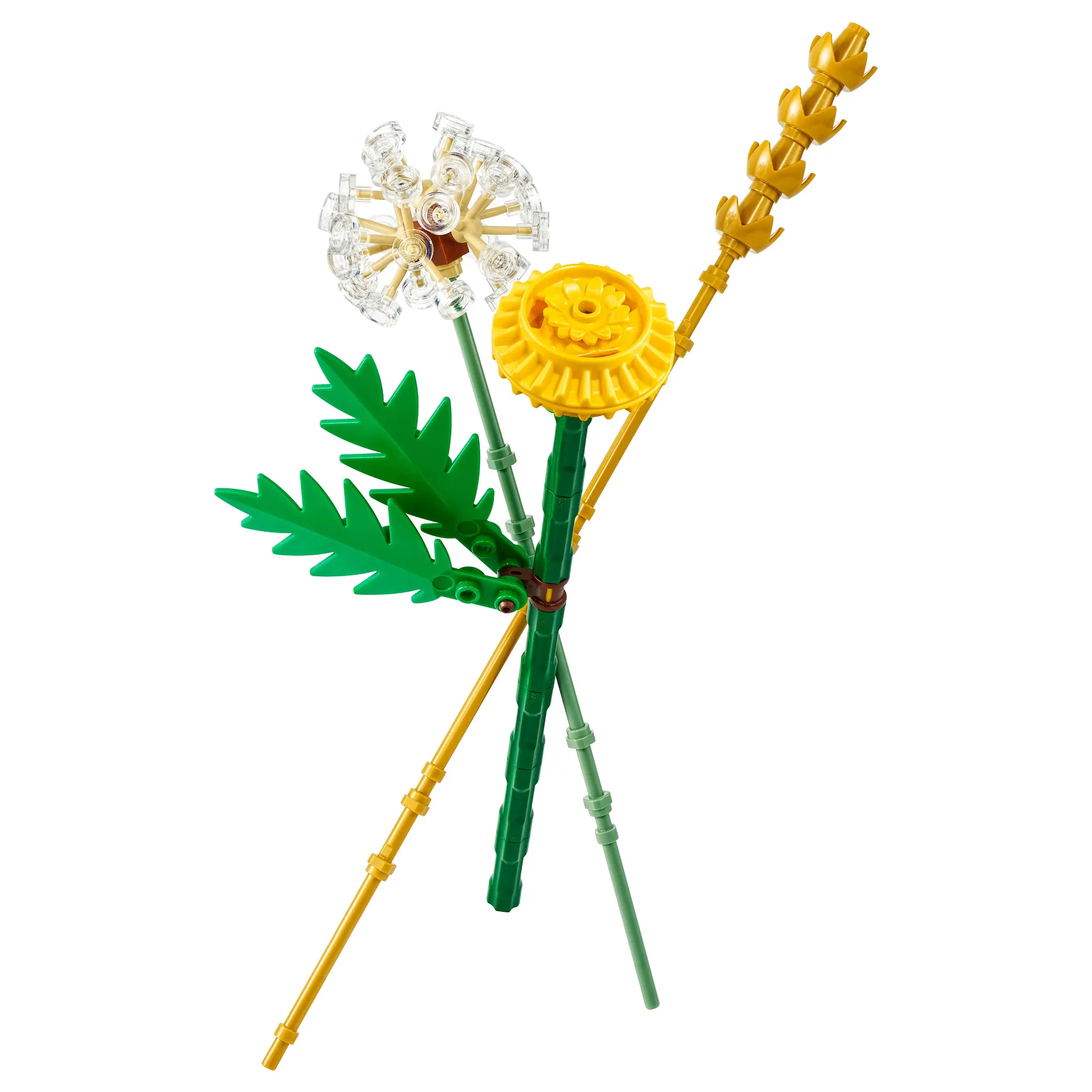 ＊FLOWER＊ LEGO Botanicals Field Flowers Building Set Yellow 77 pieces-30701