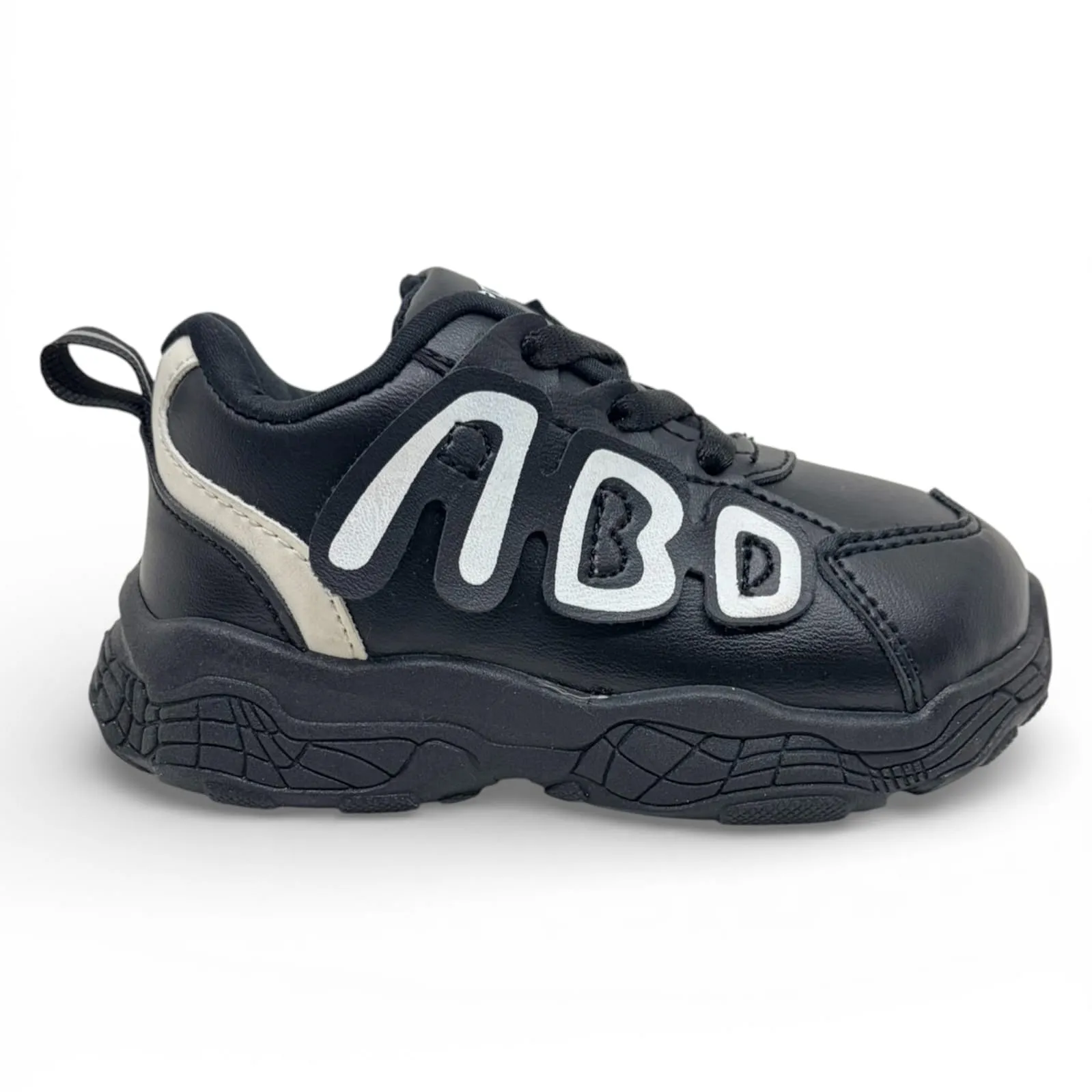 order L2♡ Z2♡ Buy Lil Lollipop Alphabet Applique Detailed Lace Up Shoes - Black