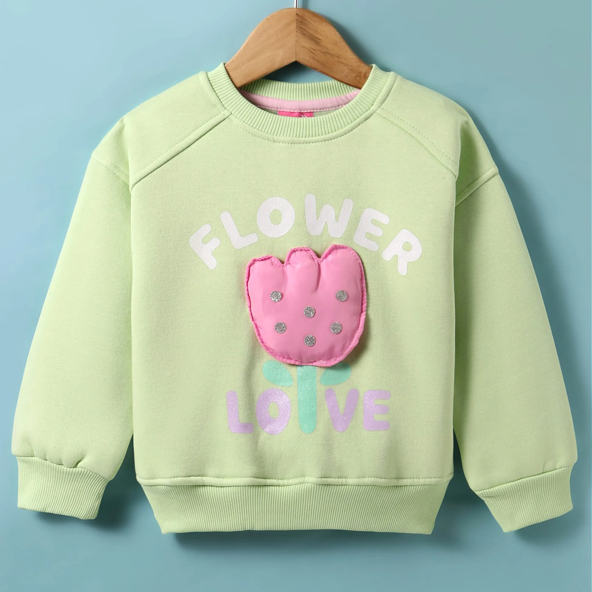 新品　liten Sculpture form pullover Buy Little Kangaroos Fleece Knit Full Raglan Sleeves Sweatshirt