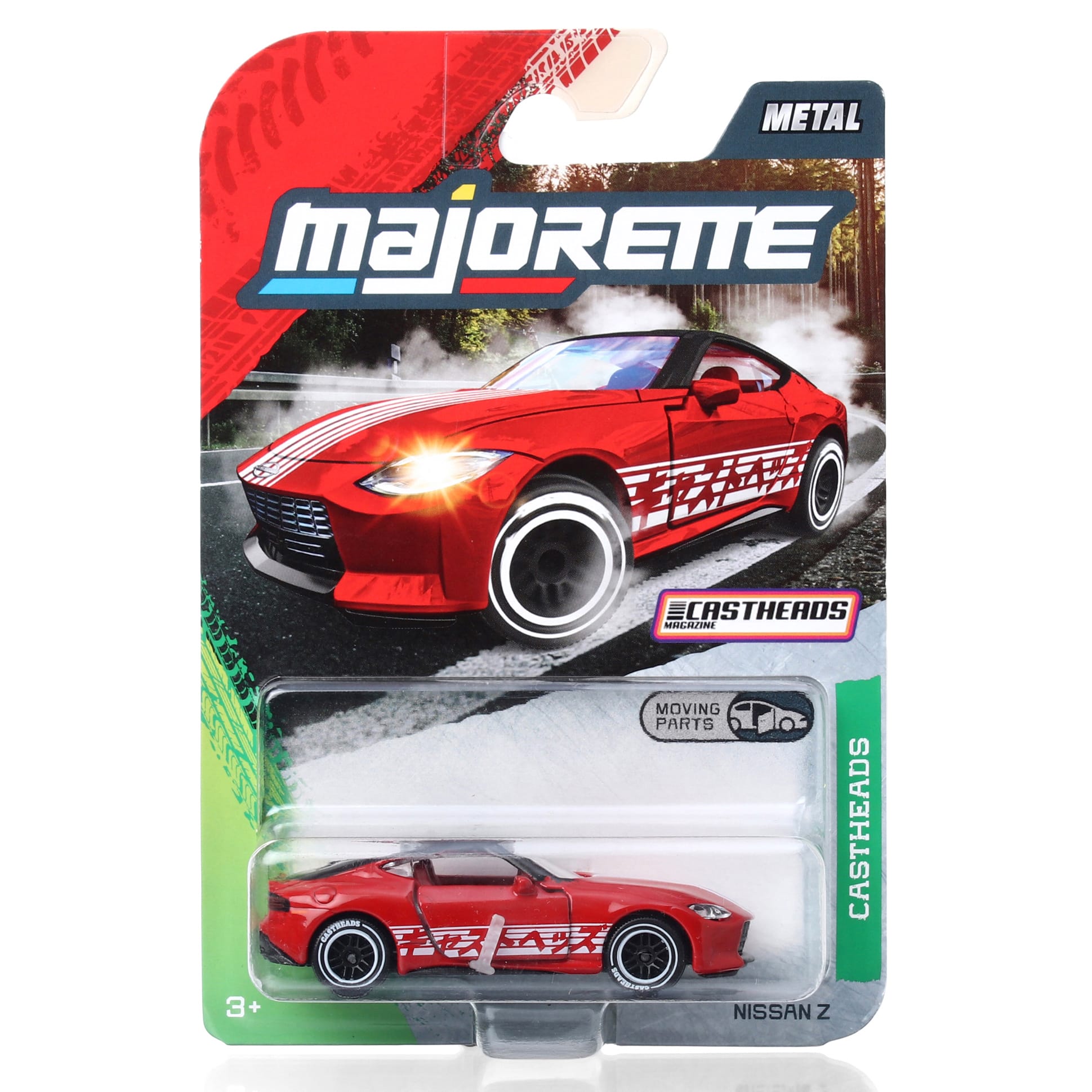 Majorette Nissan Z CastHeads Premium Die Cast Free Wheel Moving